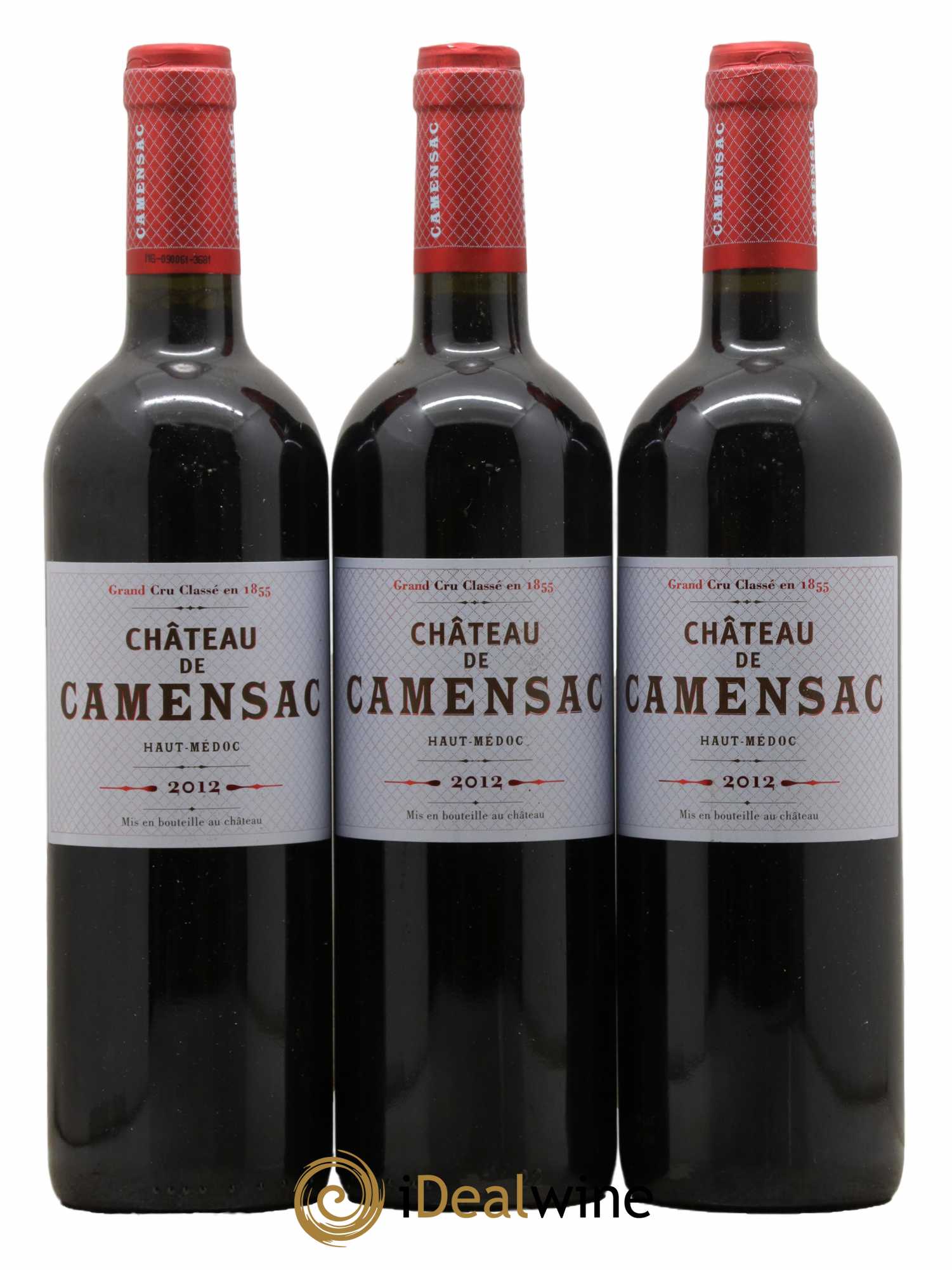 Château Camensac 5ème Grand Cru Classé 2012 - Lot de 3 bouteilles - 0
