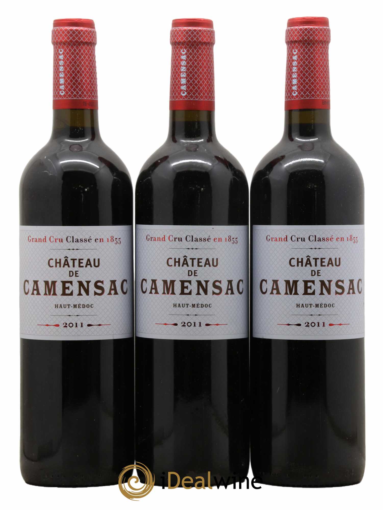 Château Camensac 5ème Grand Cru Classé 2011 - Lot de 3 bouteilles - 0