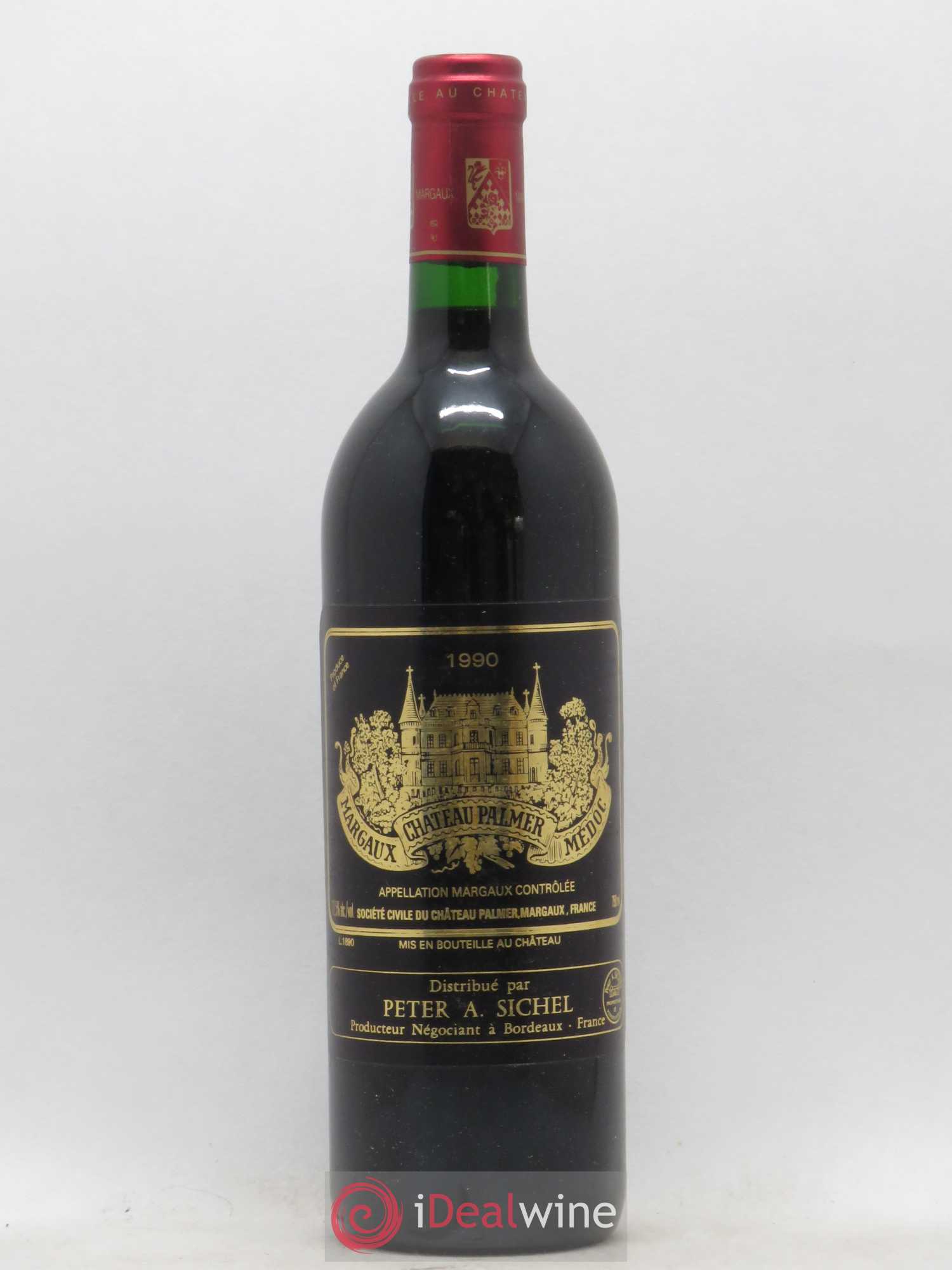 Château Palmer 3ème Grand Cru Classé 1990 - Lot de 1 bouteille - 0