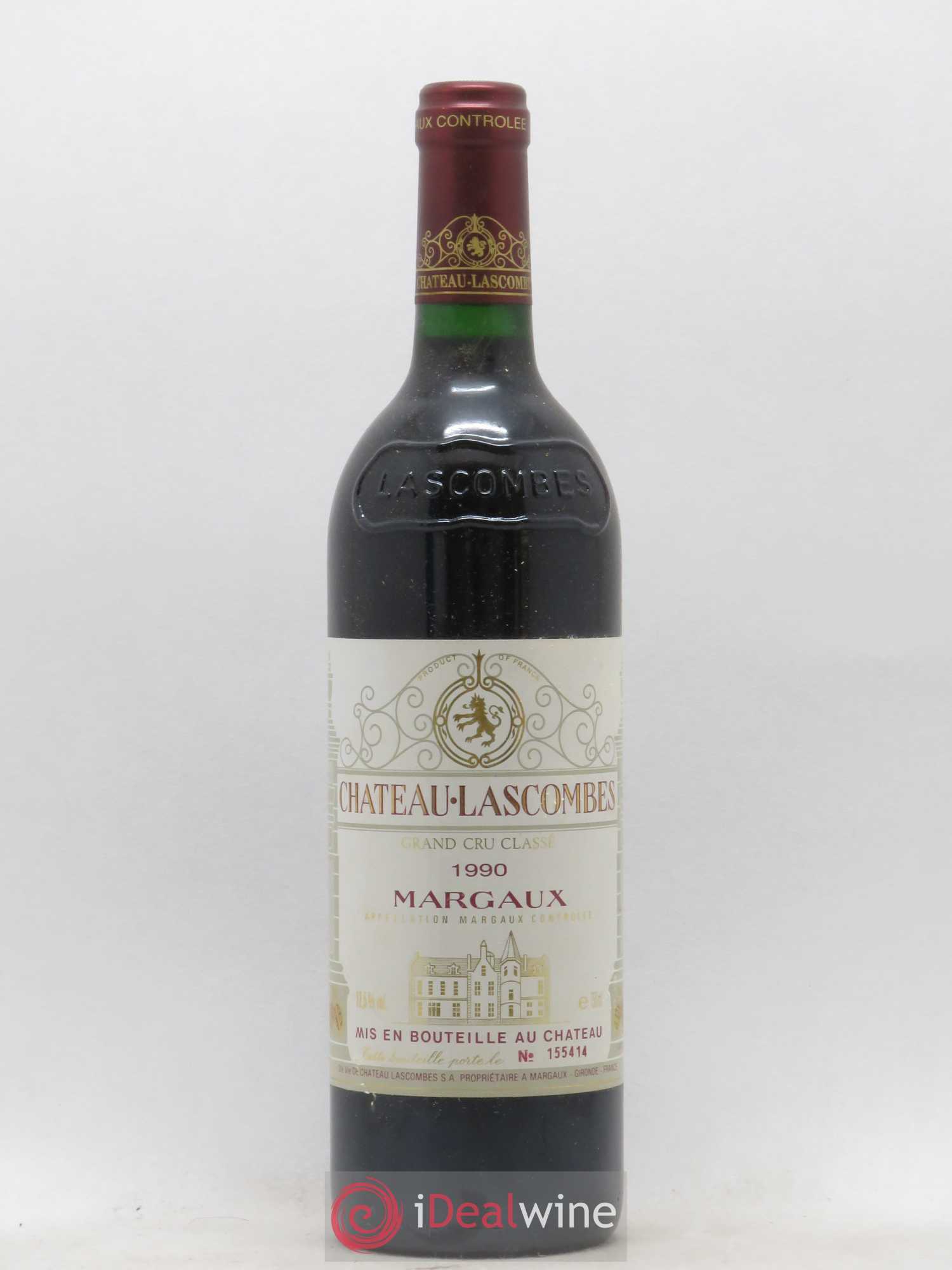 Château Lascombes 2ème Grand Cru Classé 1990 - Lot de 1 bouteille - 0