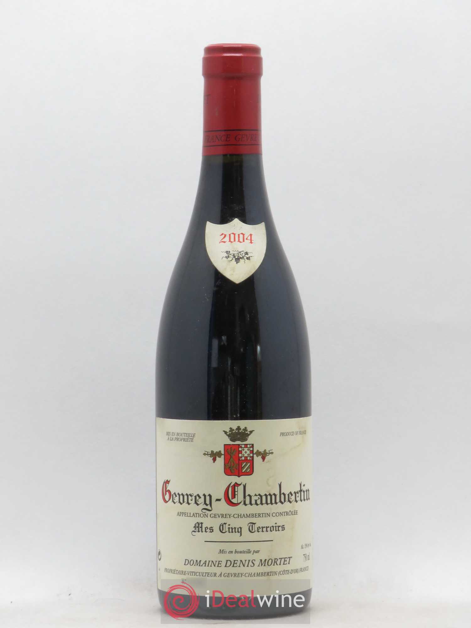 Gevrey-Chambertin Mes Cinq Terroirs Denis Mortet (Domaine) 2004 - Lot de 1 bouteille - 0