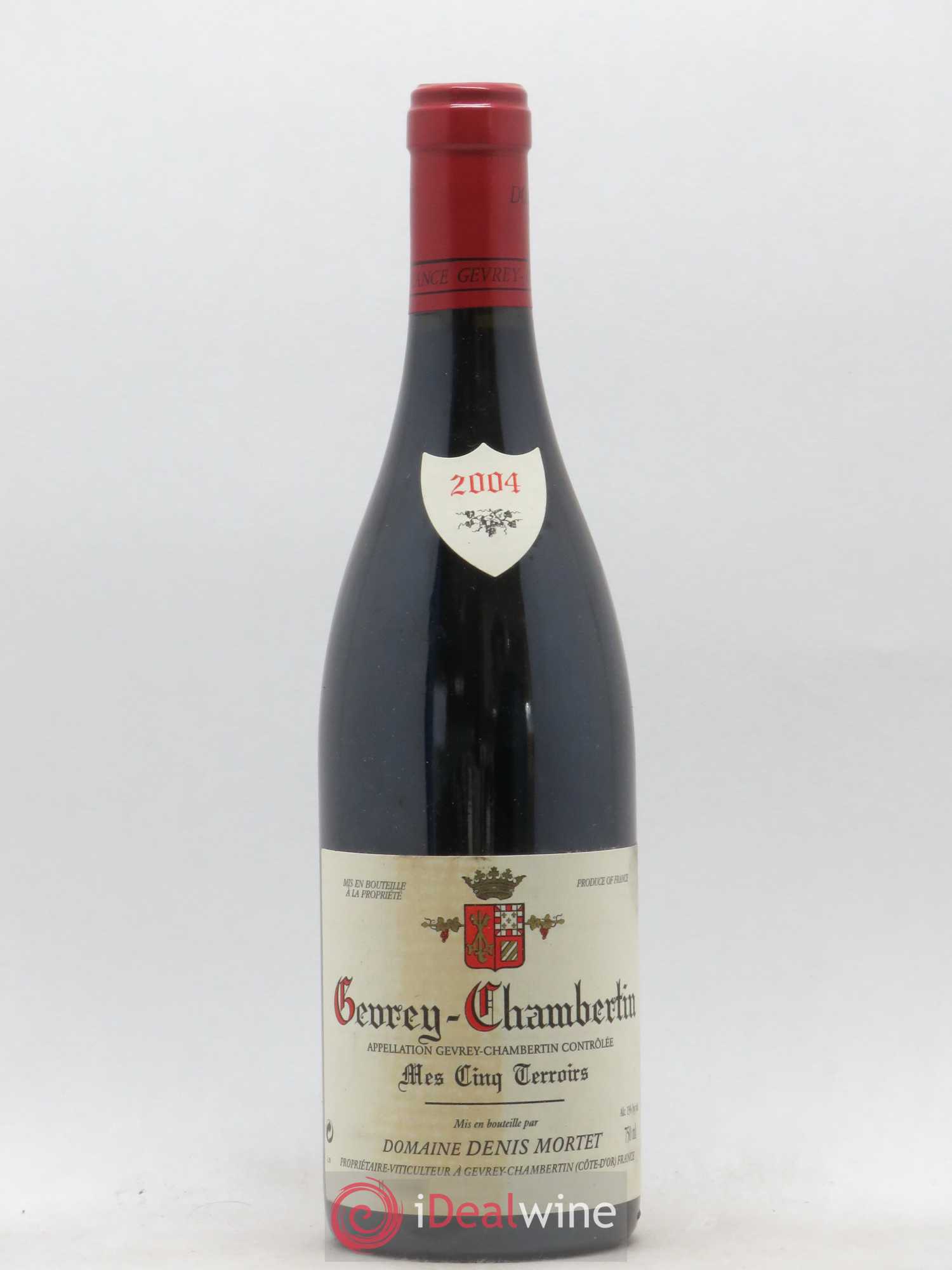 Gevrey-Chambertin Mes Cinq Terroirs Denis Mortet (Domaine) 2004 - Lot de 1 bouteille - 0