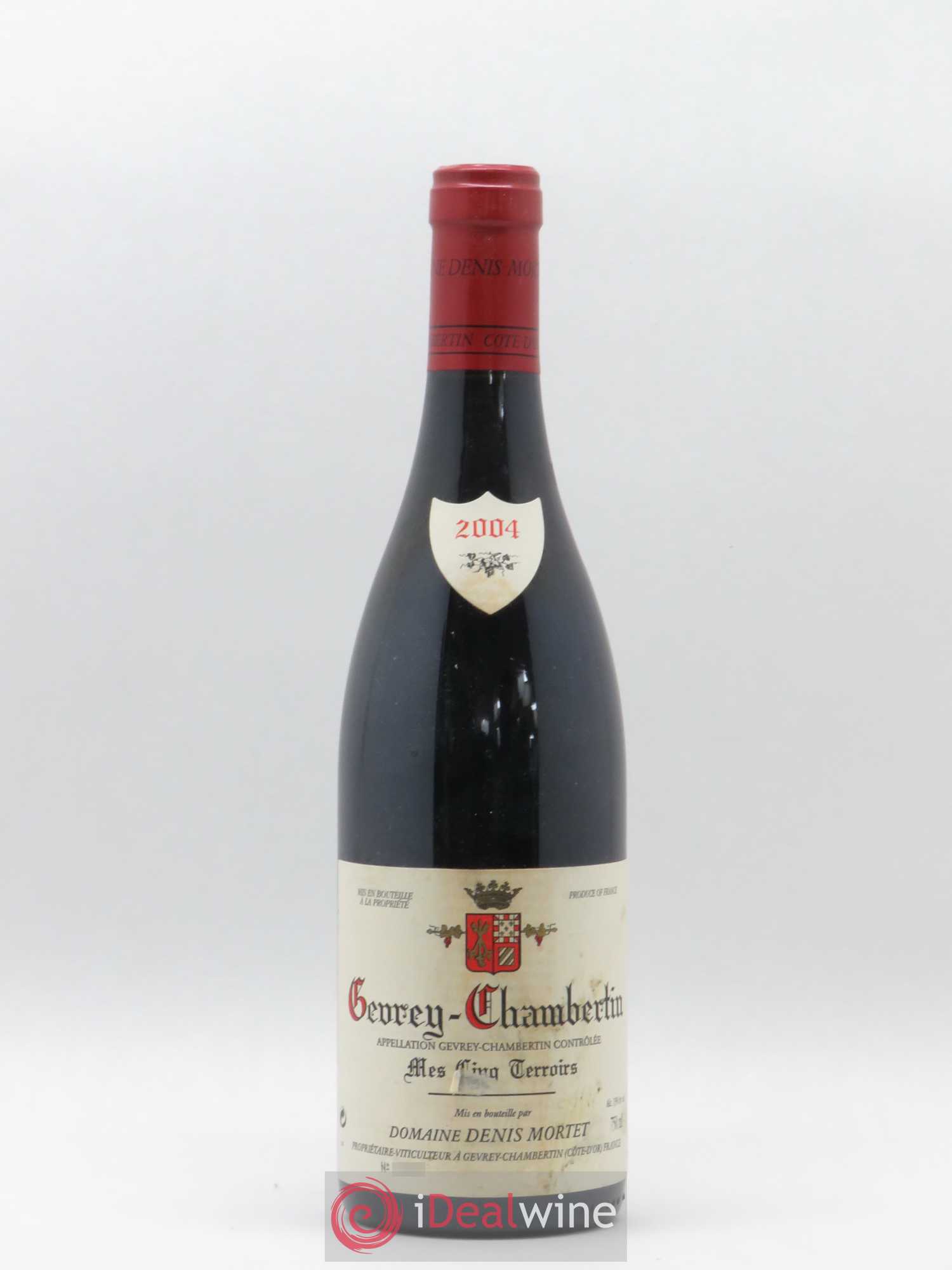 Gevrey-Chambertin Mes Cinq Terroirs Denis Mortet (Domaine) 2004 - Lot de 1 bouteille - 0