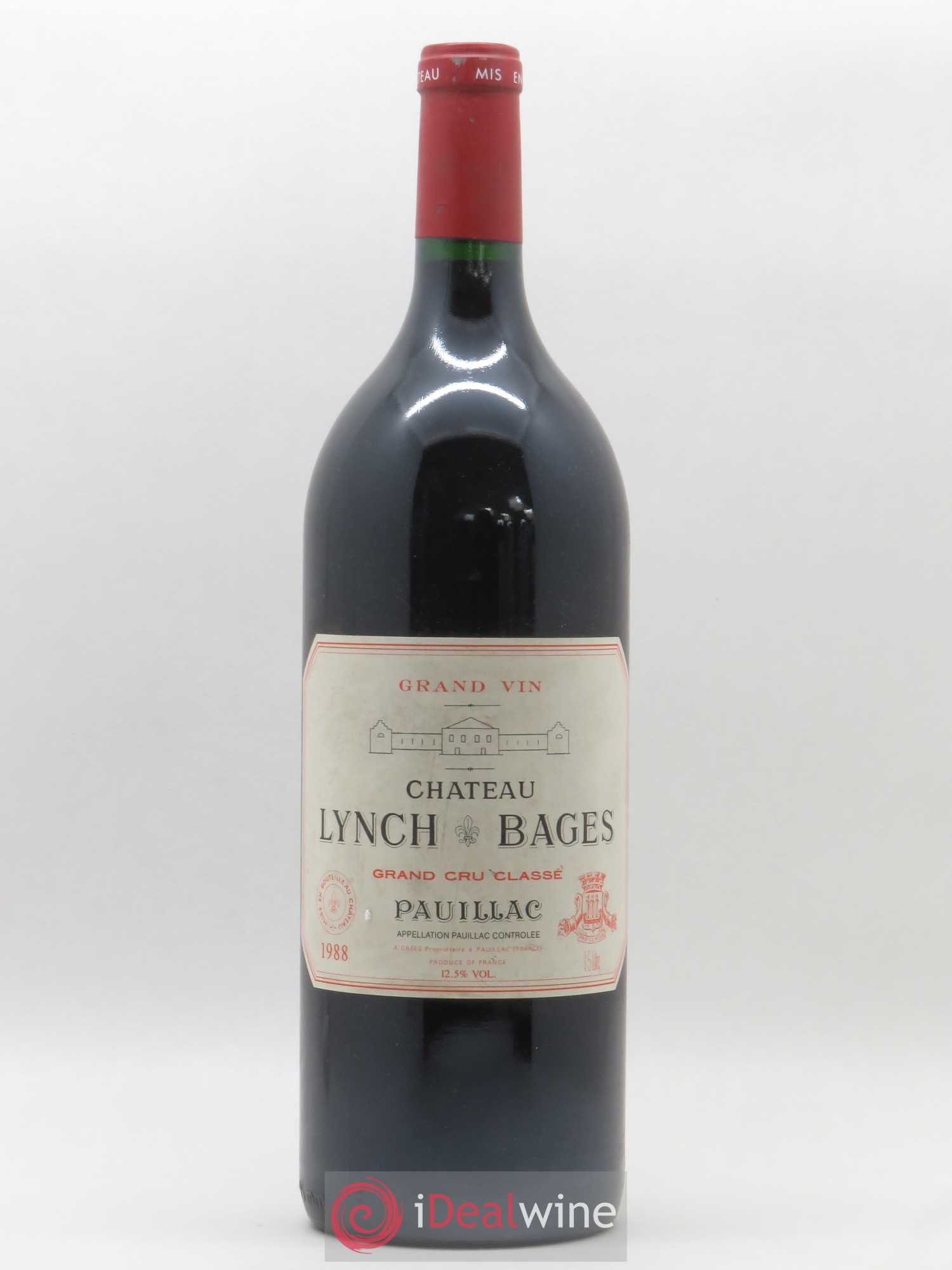 Château Lynch Bages 5ème Grand Cru Classé 1988 - Lot de 1 magnum - 0