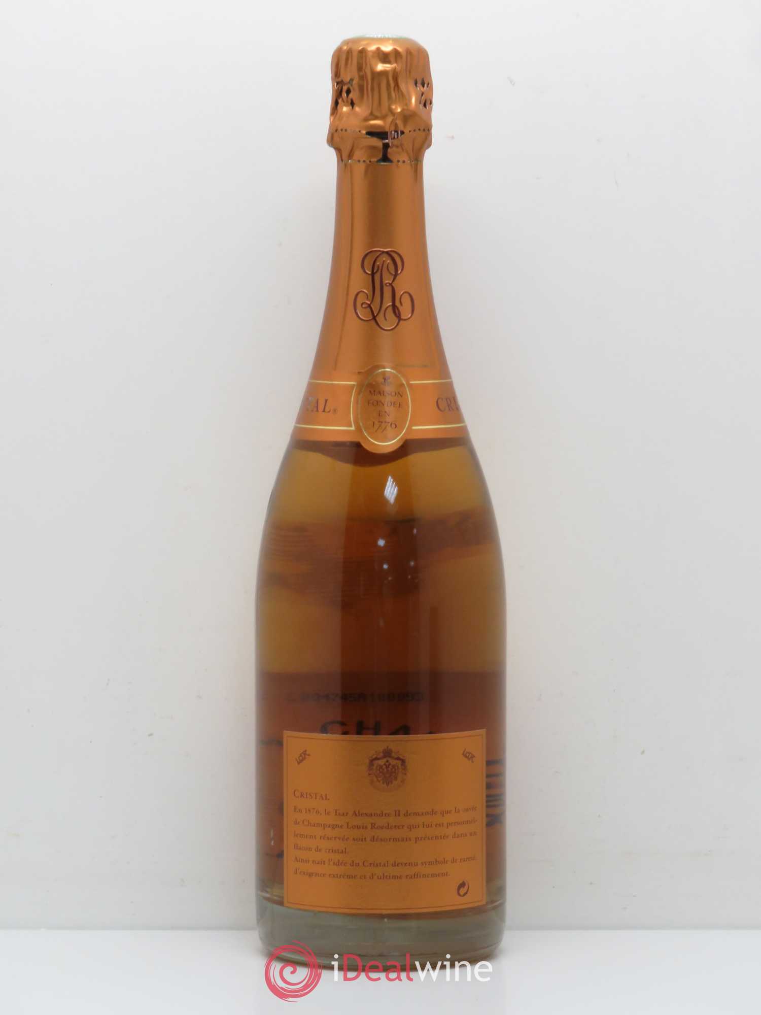 Cristal Louis Roederer 1995 - Lot de 1 bouteille - 1