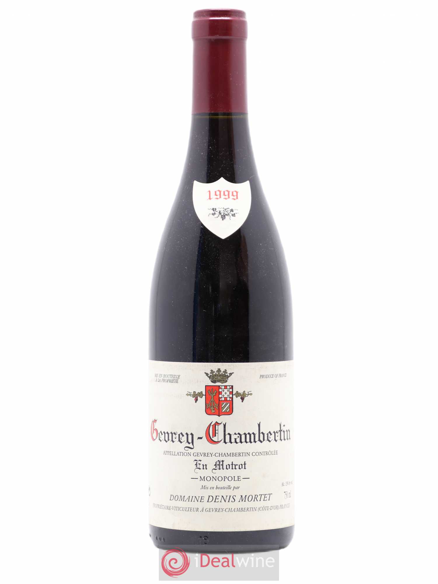 Gevrey-Chambertin En Motrot Denis Mortet (Domaine) 1999 - Lot de 1 bouteille - 0