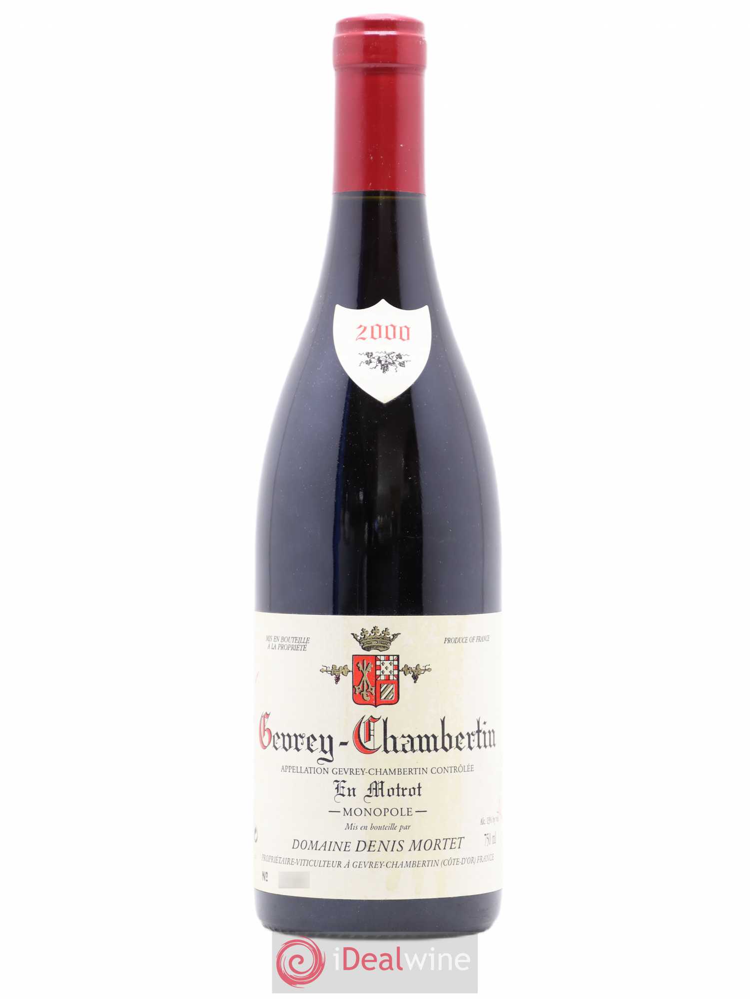 Gevrey-Chambertin En Motrot Denis Mortet (Domaine) 2000 - Lot de 1 bouteille - 0
