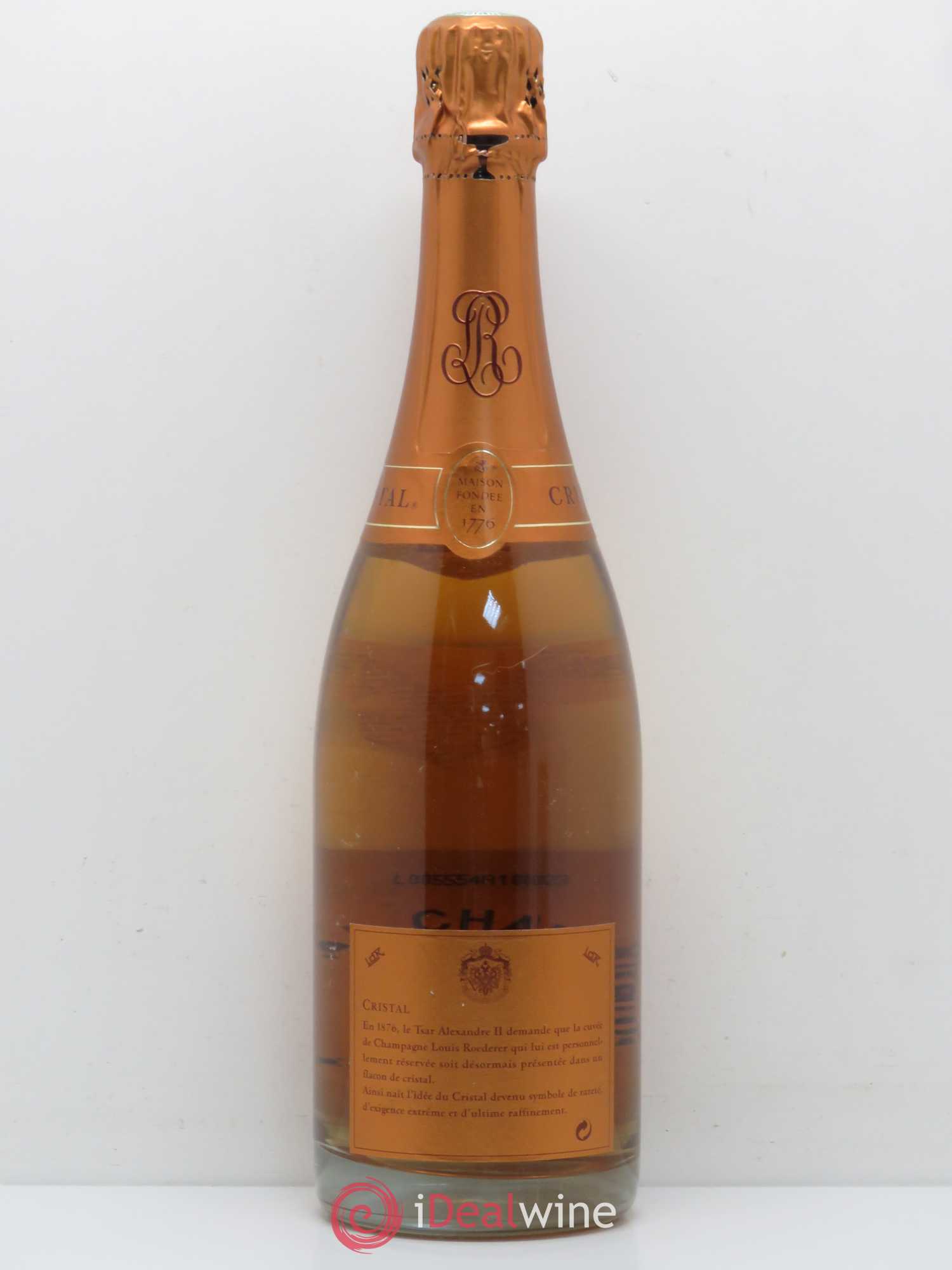 Cristal Louis Roederer 1996 - Lot de 1 bouteille - 1