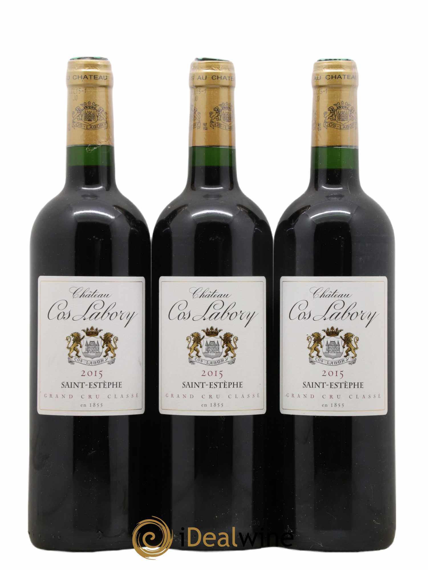 Château Cos Labory 5ème Grand Cru Classé 2015 - Lot de 3 bouteilles - 0