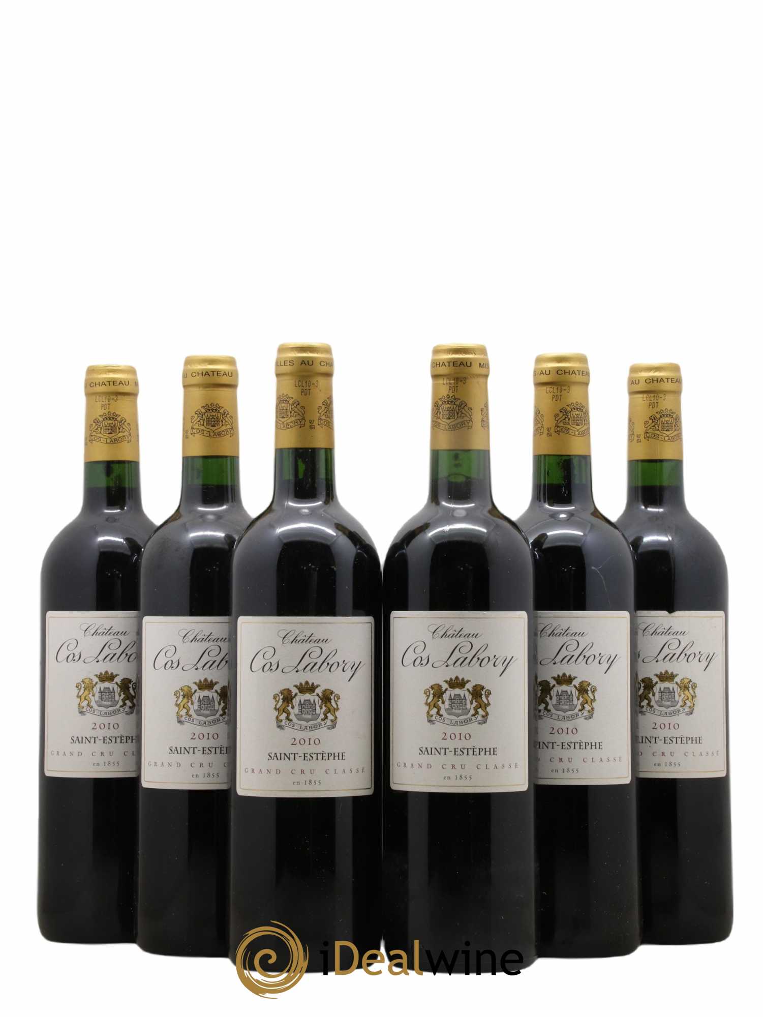 Château Cos Labory 5ème Grand Cru Classé 2010 - Lot de 6 bouteilles - 0