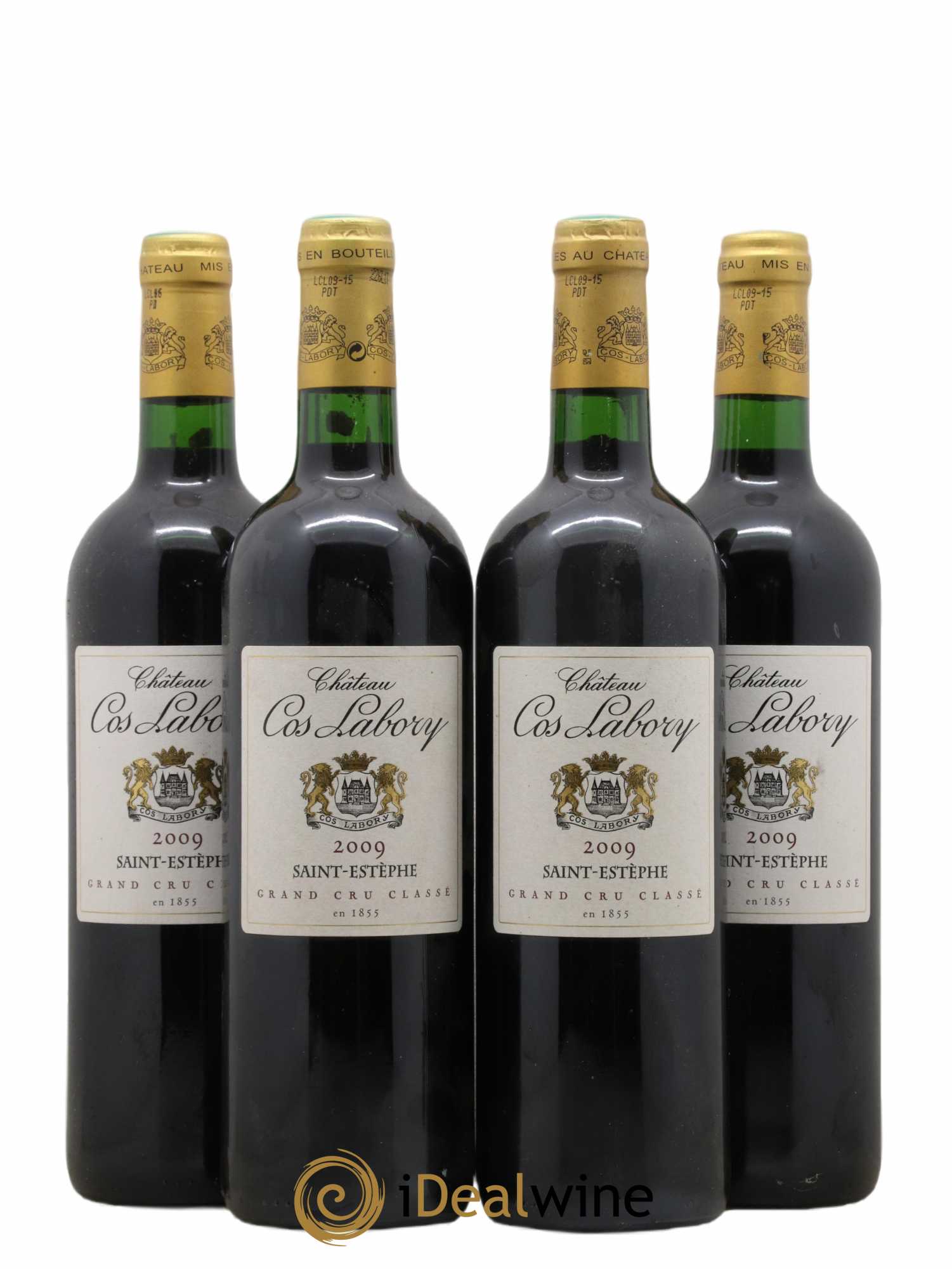 Château Cos Labory 5ème Grand Cru Classé (sans prix de réserve) 2009 - Lot de 4 bouteilles - 0