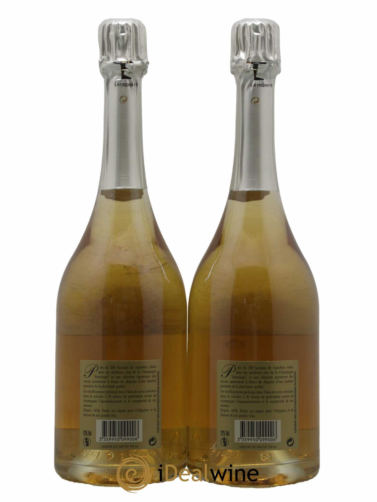 Amour de Deutz Brut Deutz Brut 1999 - Lot de 2 bouteilles - 1