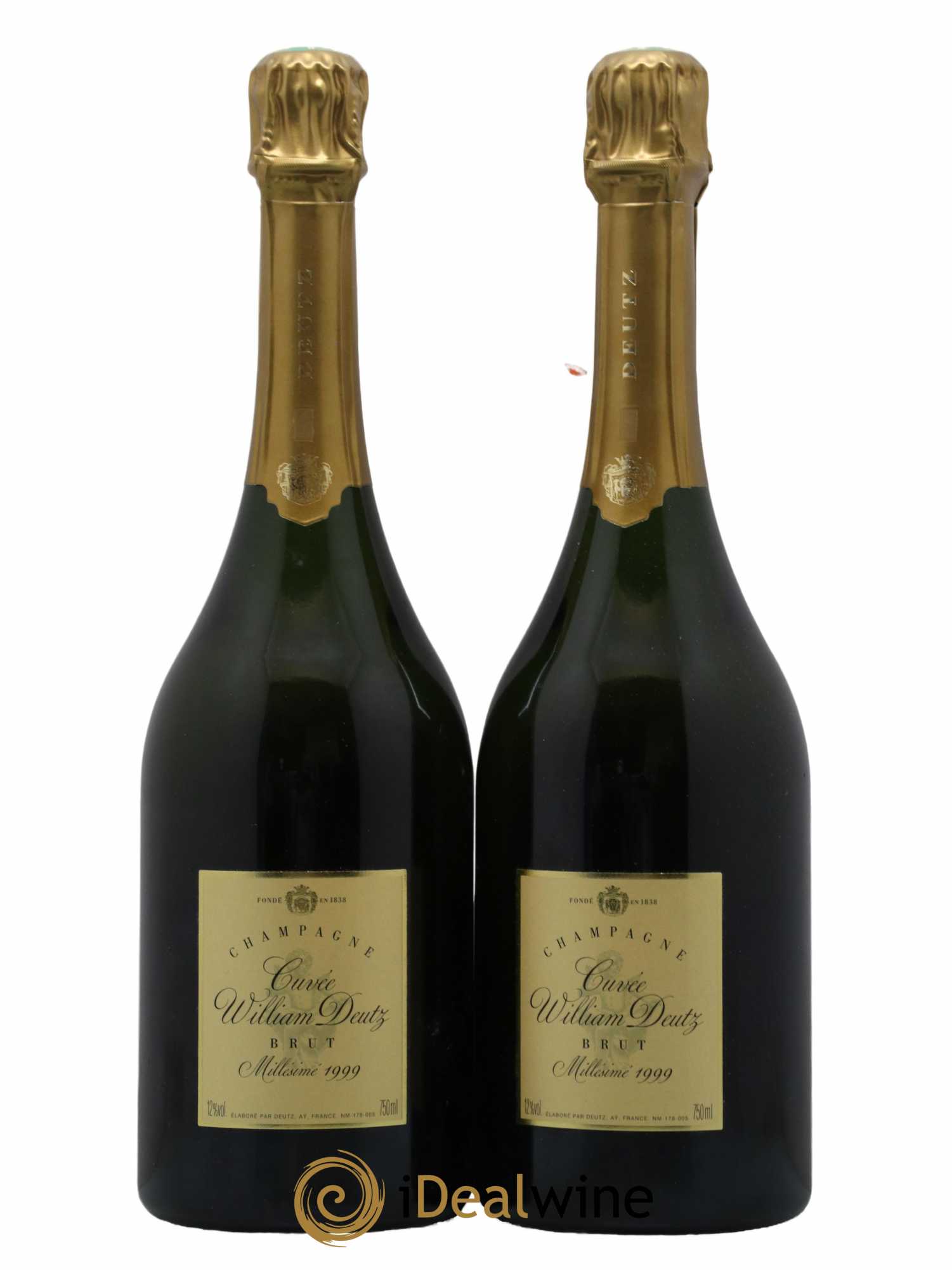 Cuvée William Deutz Deutz Brut 1999 - Lot de 2 bouteilles - 0