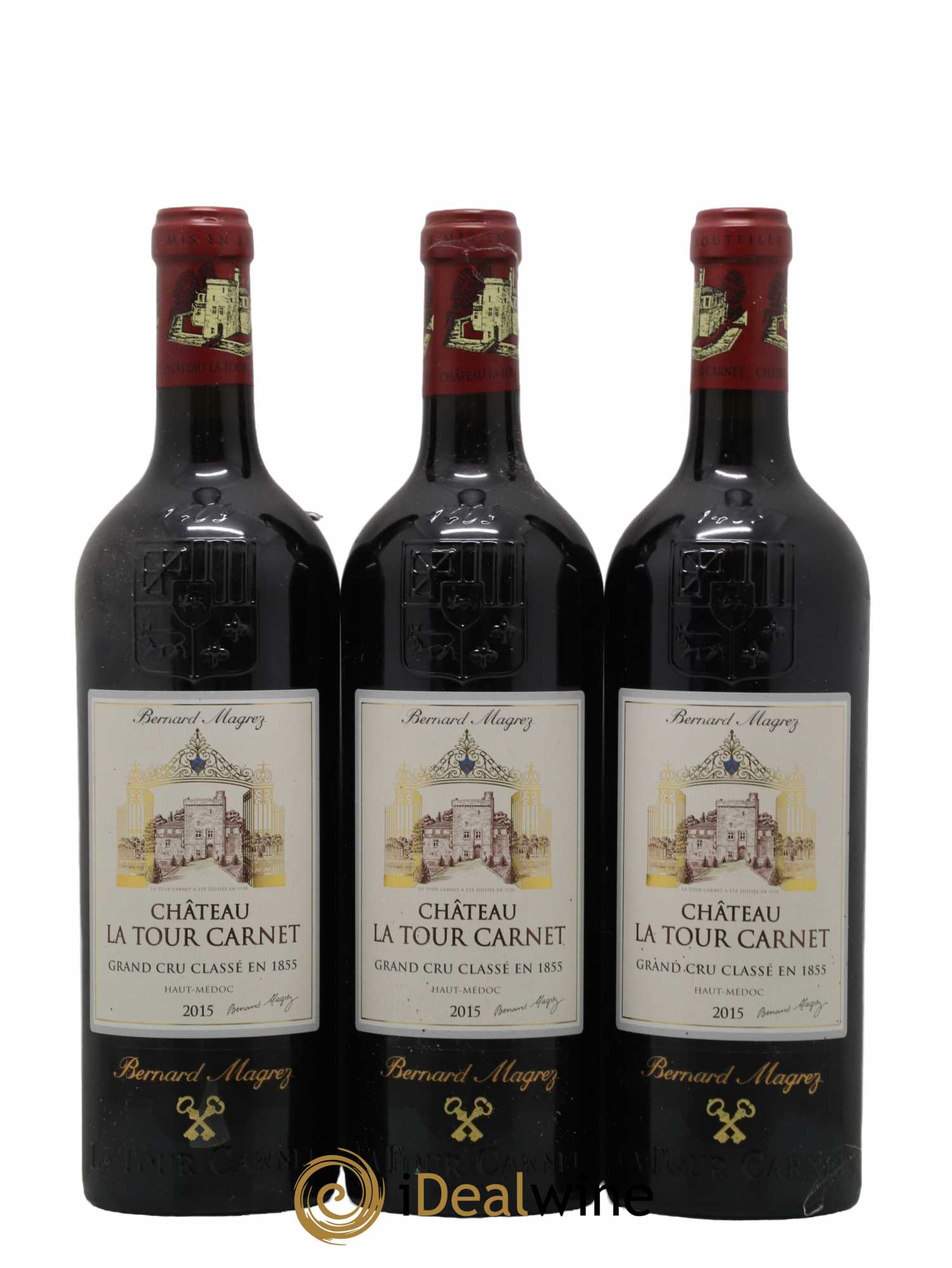 Château la Tour Carnet 4ème Grand Cru Classé 2015 - Lot de 6 bouteilles - 1