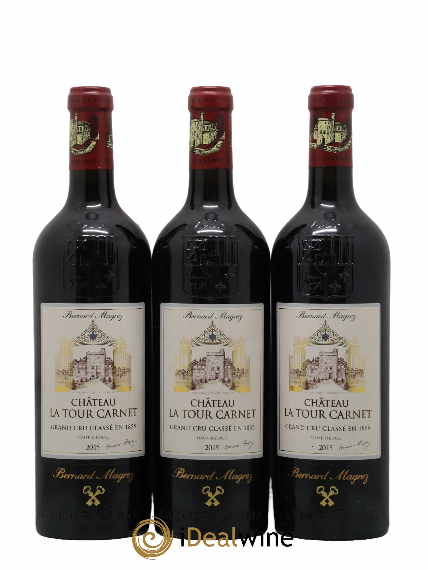 Château la Tour Carnet 4ème Grand Cru Classé 2015 - Lot de 6 bouteilles - 2