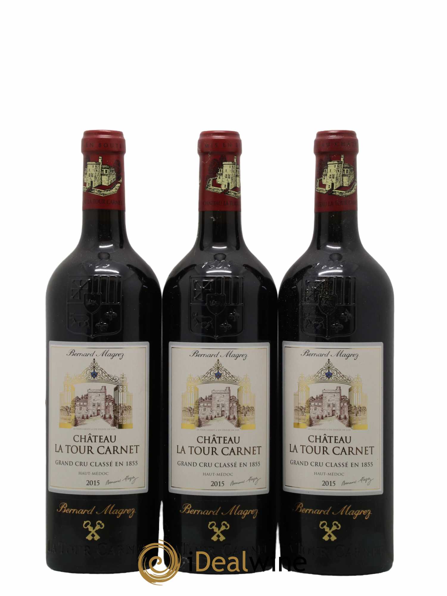 Château la Tour Carnet 4ème Grand Cru Classé 2015 - Lot de 6 bouteilles - 1