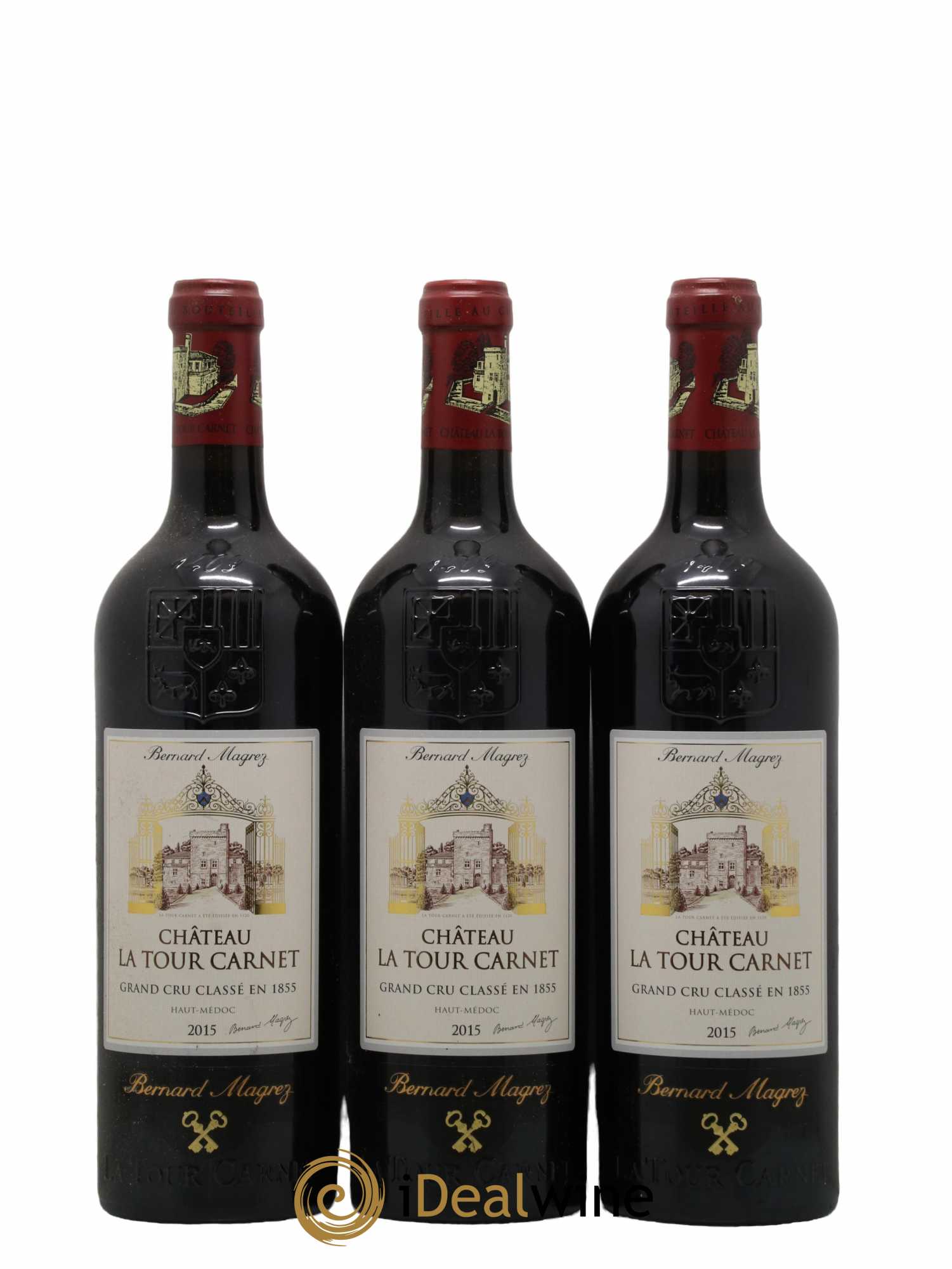 Château la Tour Carnet 4ème Grand Cru Classé 2015 - Lot de 6 bouteilles - 2
