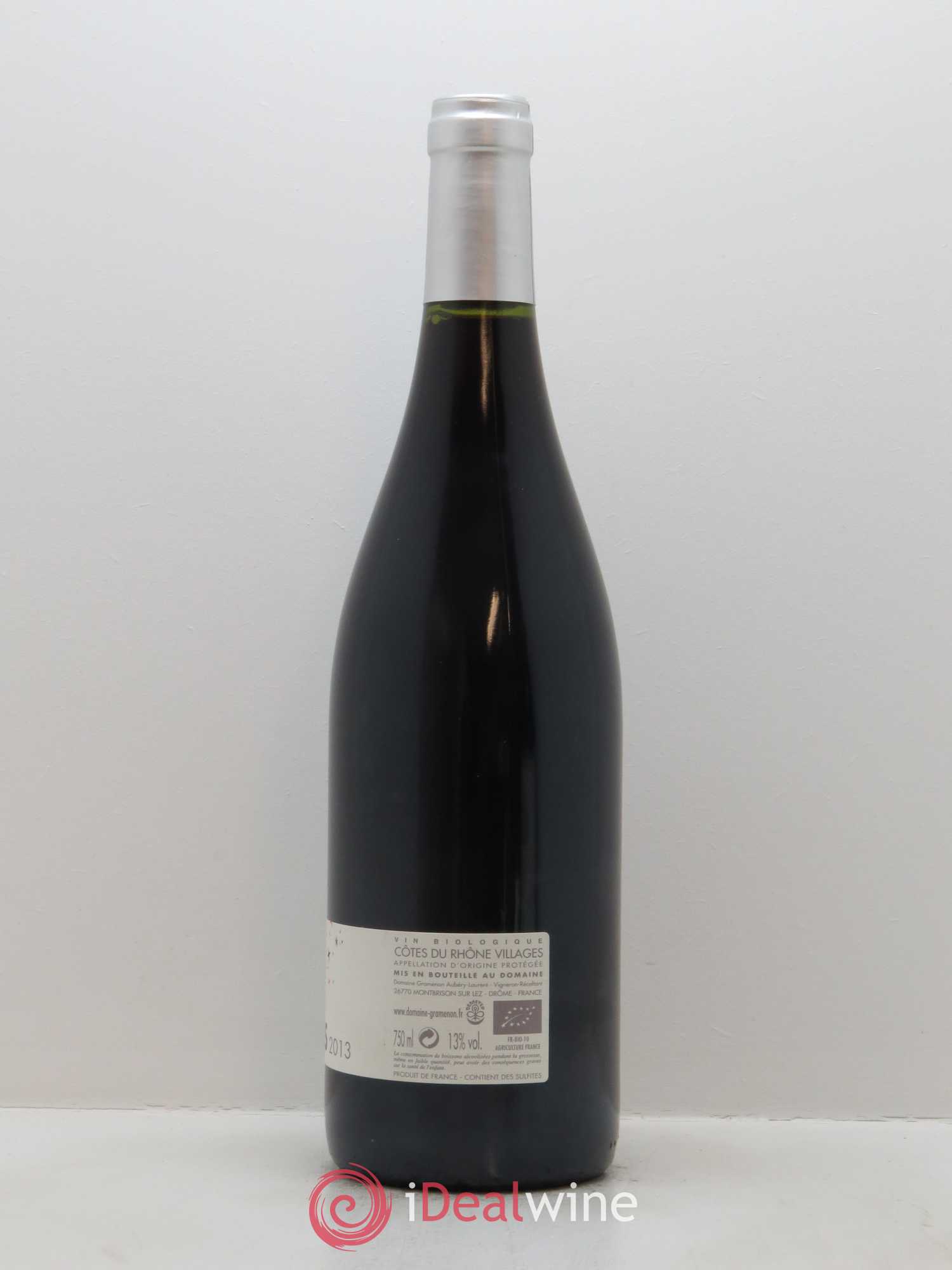 Côtes-du-Rhône Les Laurentides Gramenon (Domaine) 2013 - Lot de 1 bouteille - 1
