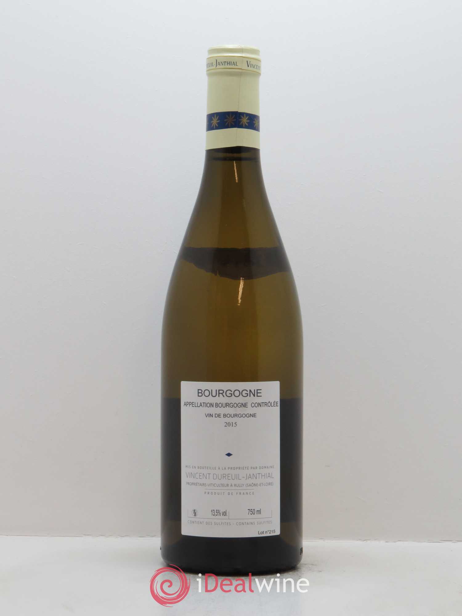 Bourgogne Vincent Dureuil-Janthial 2015 - Lot de 1 bouteille - 1