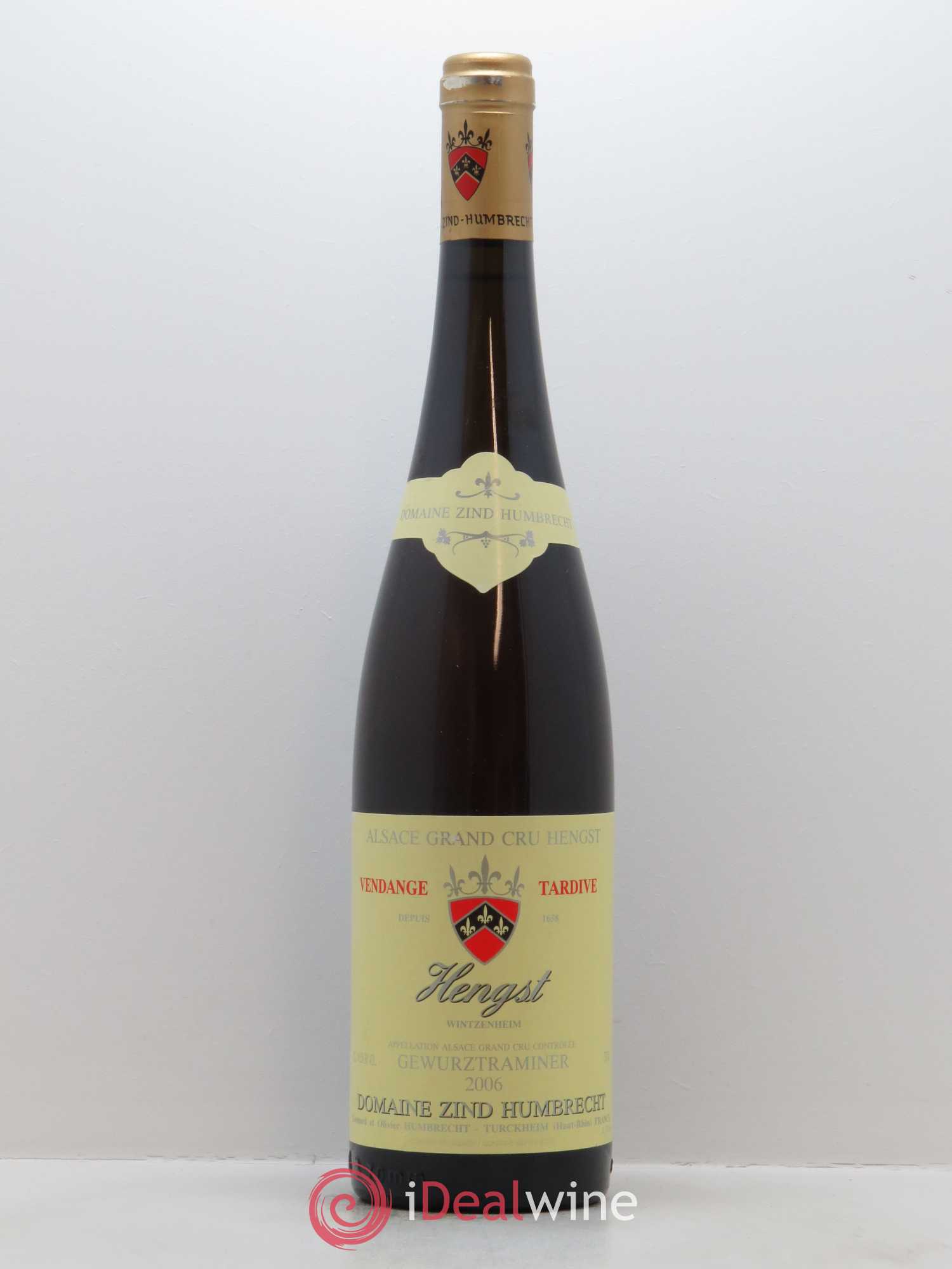 Alsace Gewurztraminer Grand Cru Hengst Zind-Humbrecht (Domaine) 2006 - Lot de 1 bouteille - 0