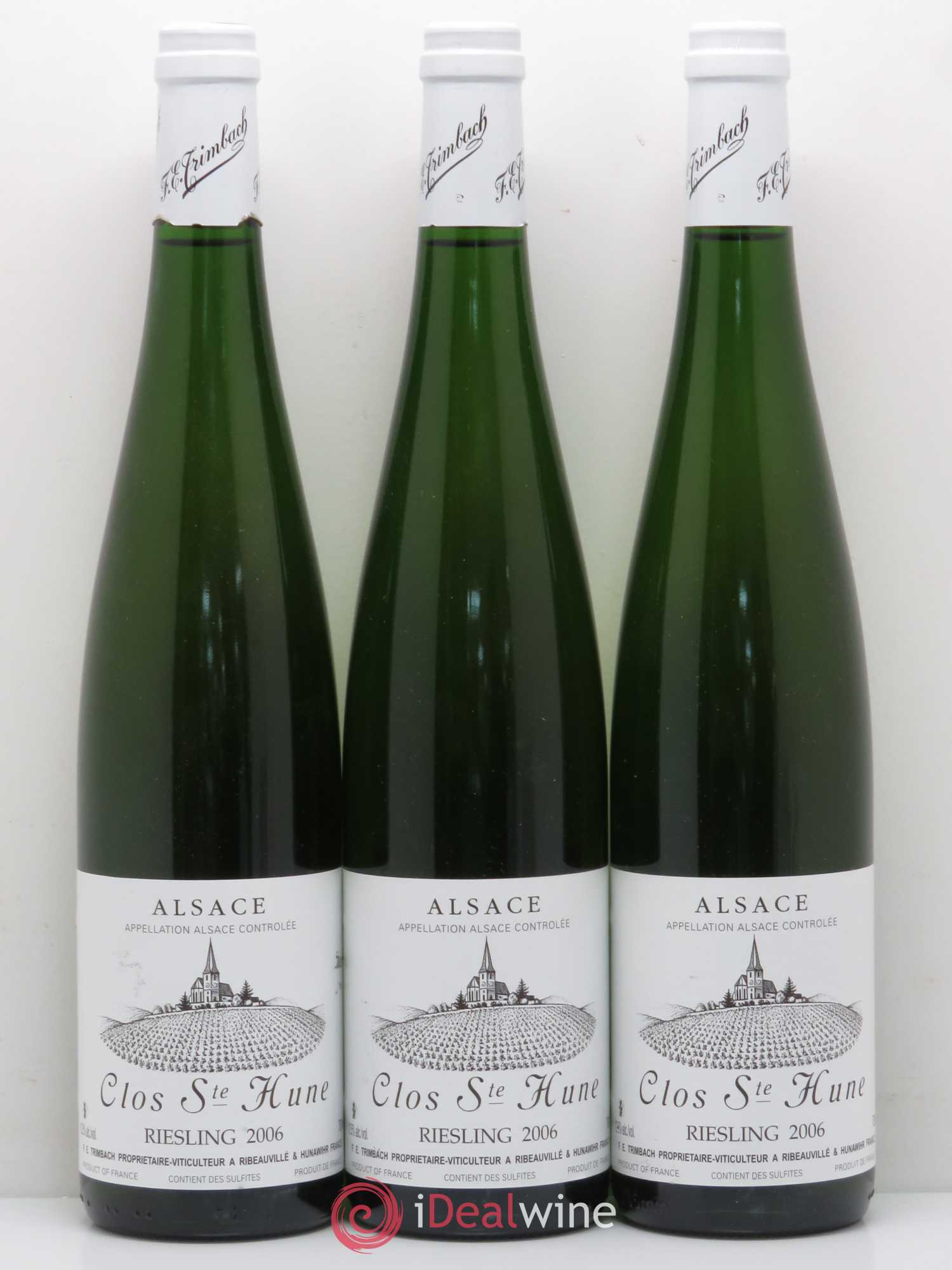 Alsace Riesling Clos Sainte-Hune Trimbach (Domaine) 2006 - Lot de 3 bouteilles - 0