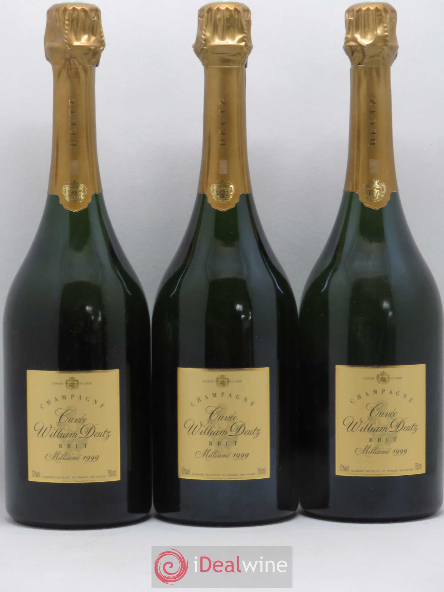 Cuvée William Deutz Deutz 1999 - Lot de 3 bouteilles - 0