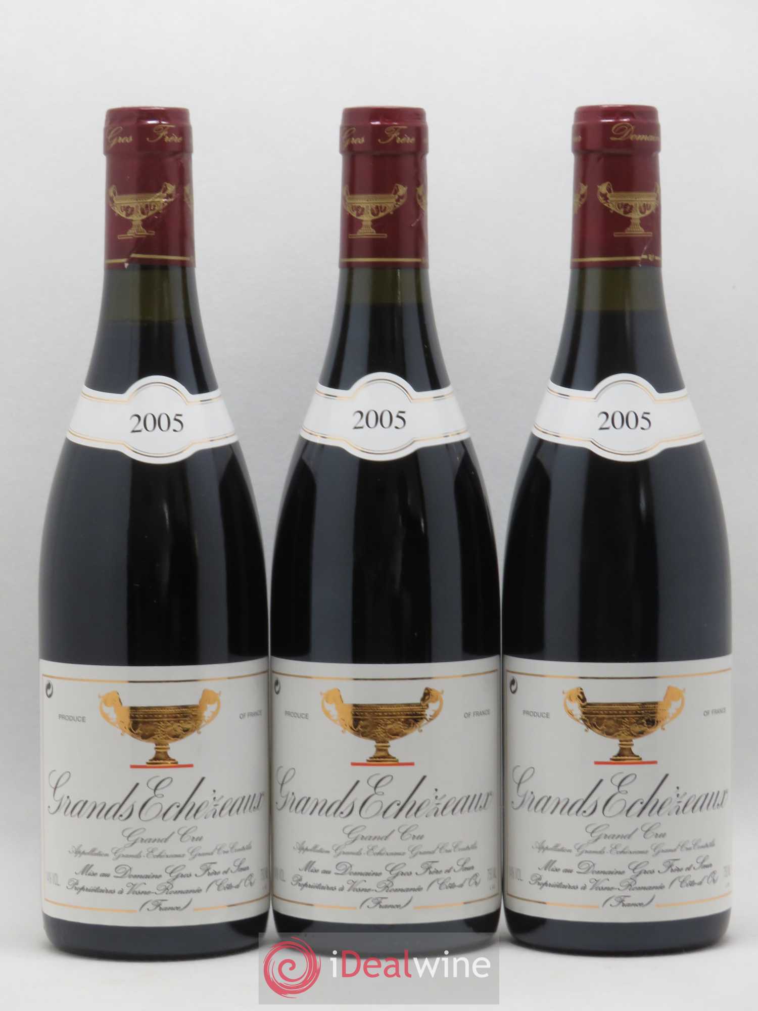 Grands-Echezeaux Grand Cru Gros Frère & Soeur 2005 - Lot de 3 bouteilles - 0