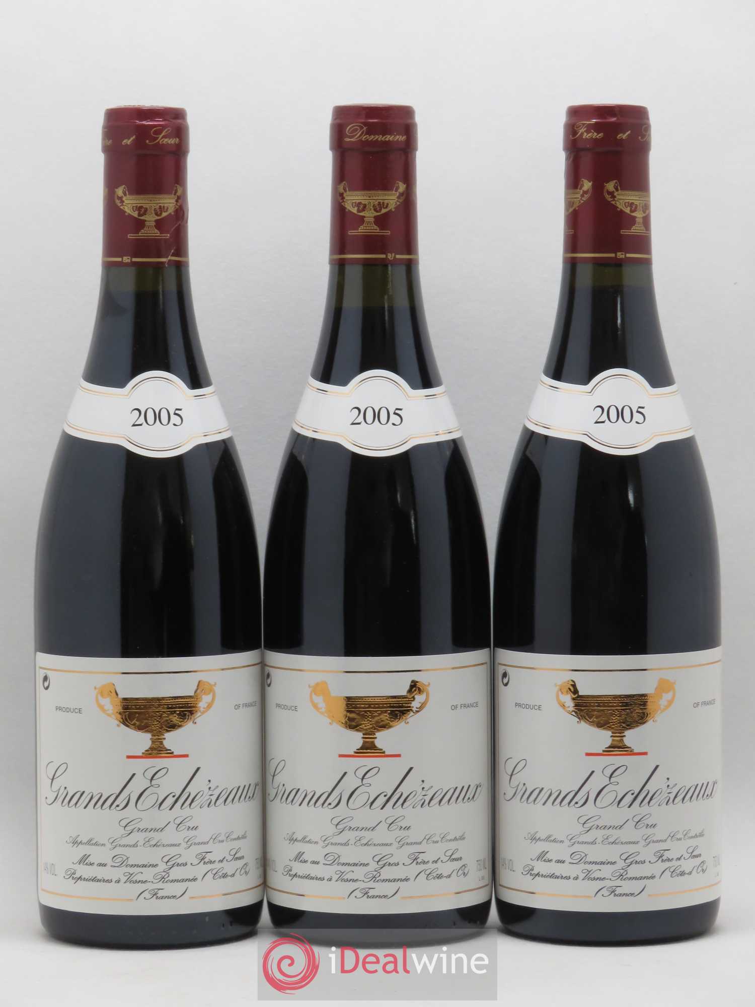 Grands-Echezeaux Grand Cru Gros Frère & Soeur 2005 - Lot de 3 bouteilles - 0