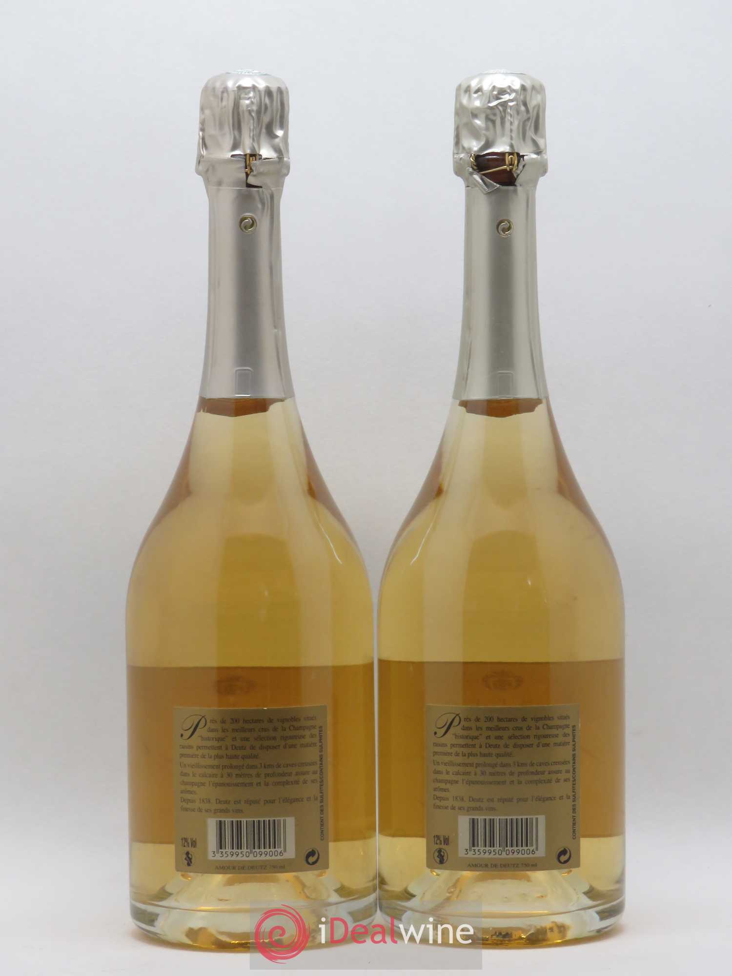 Amour de Deutz Brut Deutz 1999 - Lot de 2 bouteilles - 1