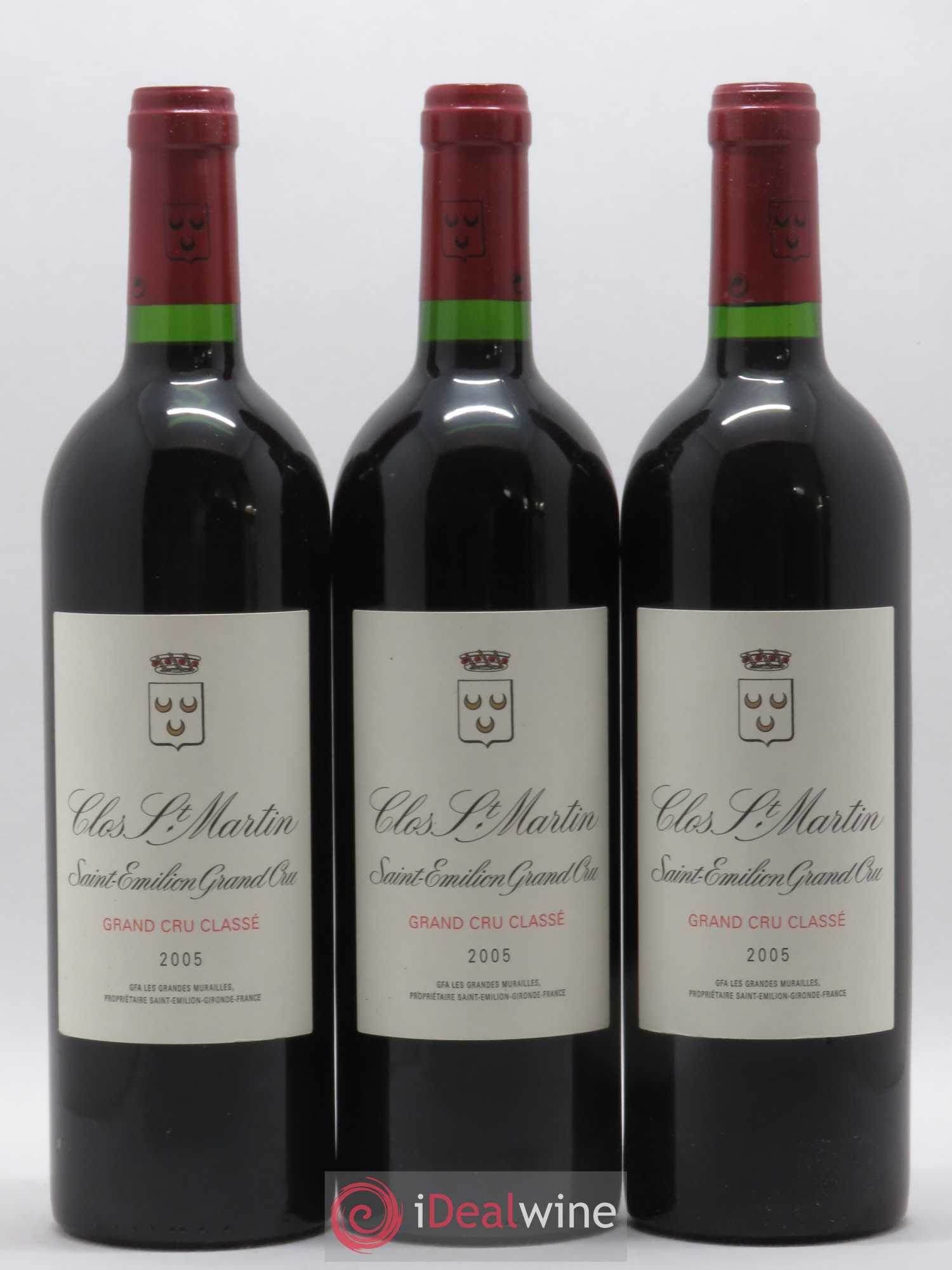 Clos Saint Martin Grand Cru Classé 2005 - Lot de 12 bouteilles - 2