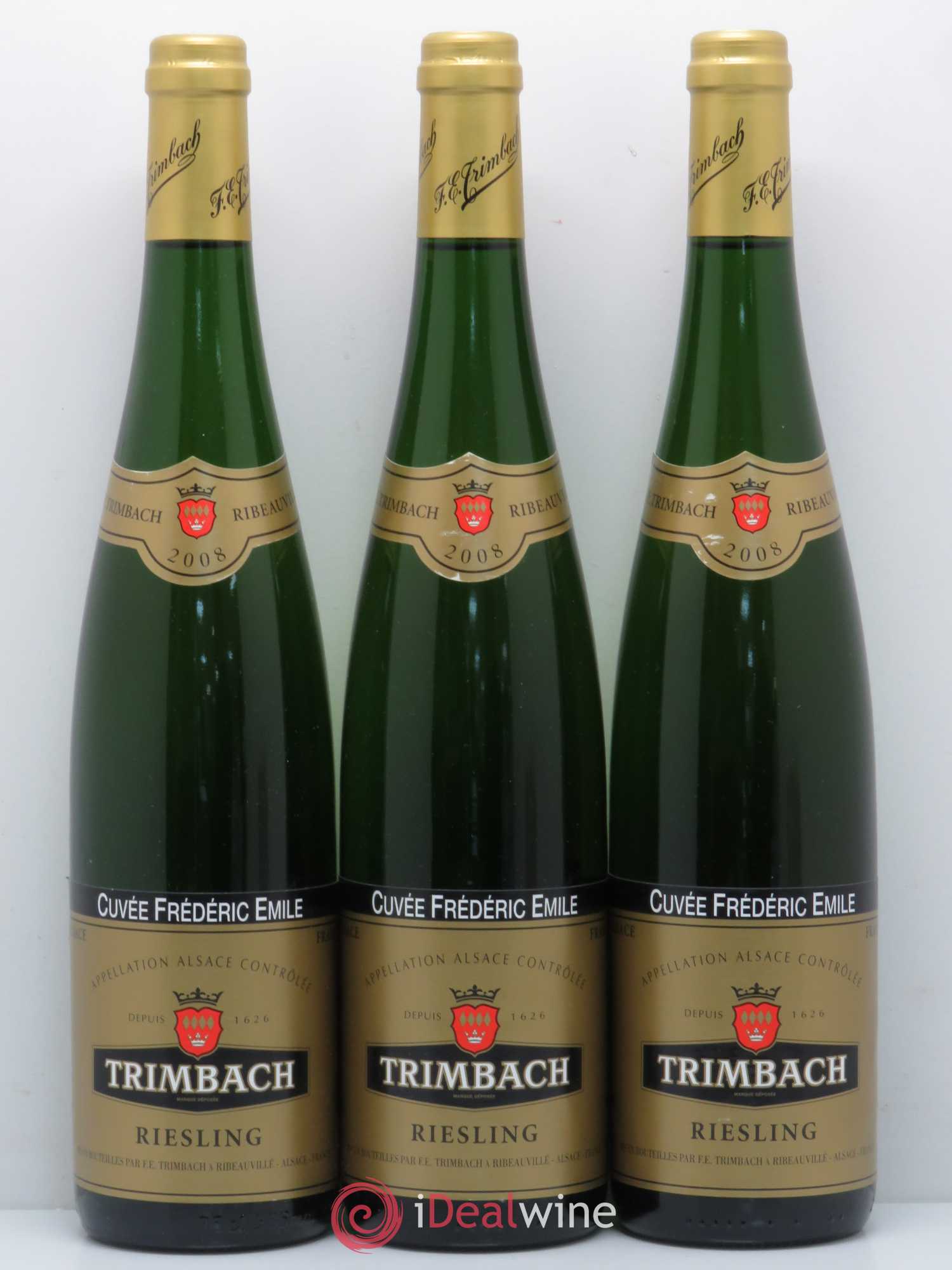 Alsace Riesling Cuvée Frédéric Emile Trimbach (Domaine) 2008 - Lot de 3 bouteilles - 0