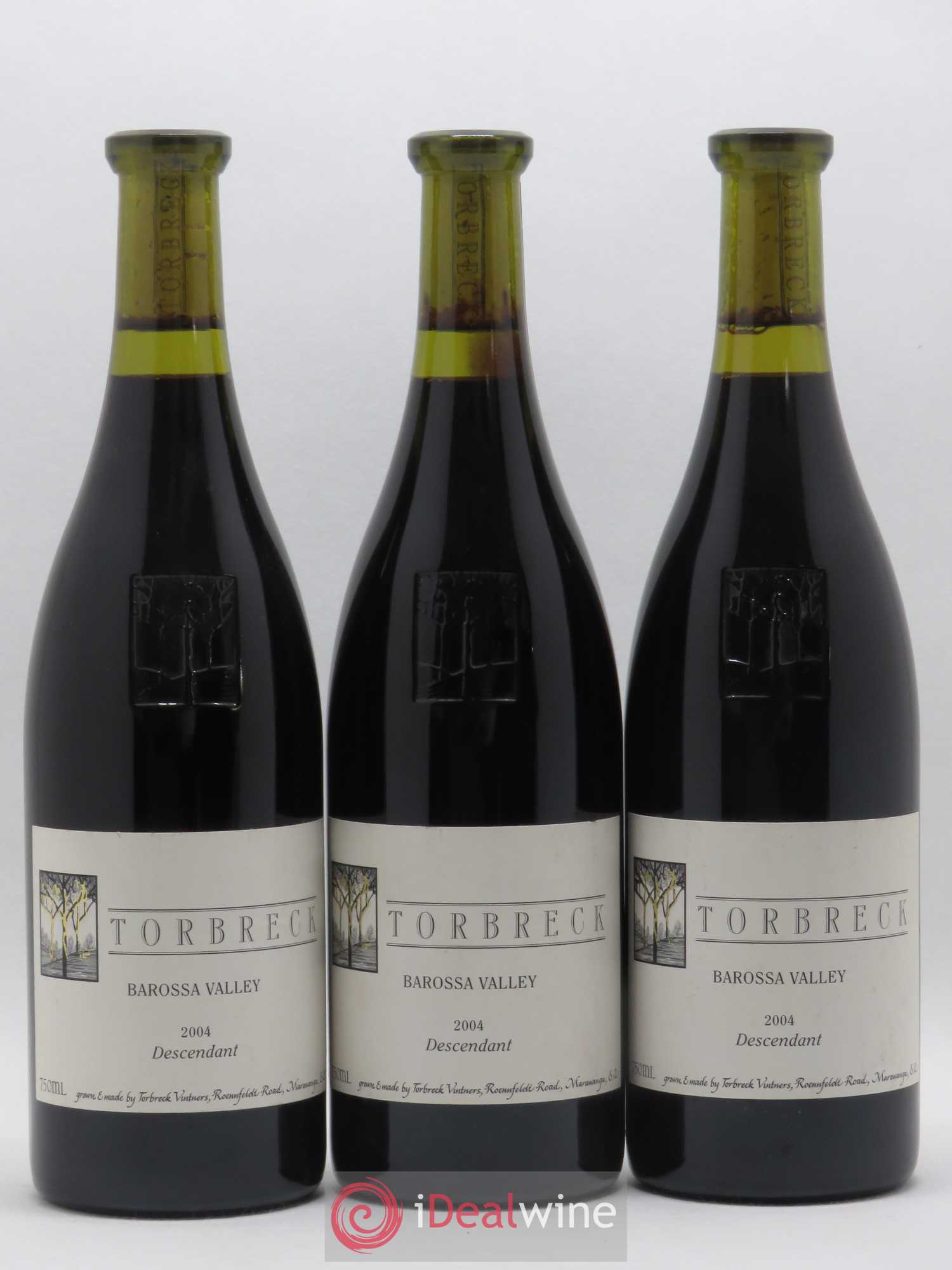 Australie Barossa Valley Descendant Torbreck 2004 - Posten von 3 Flaschen - 0