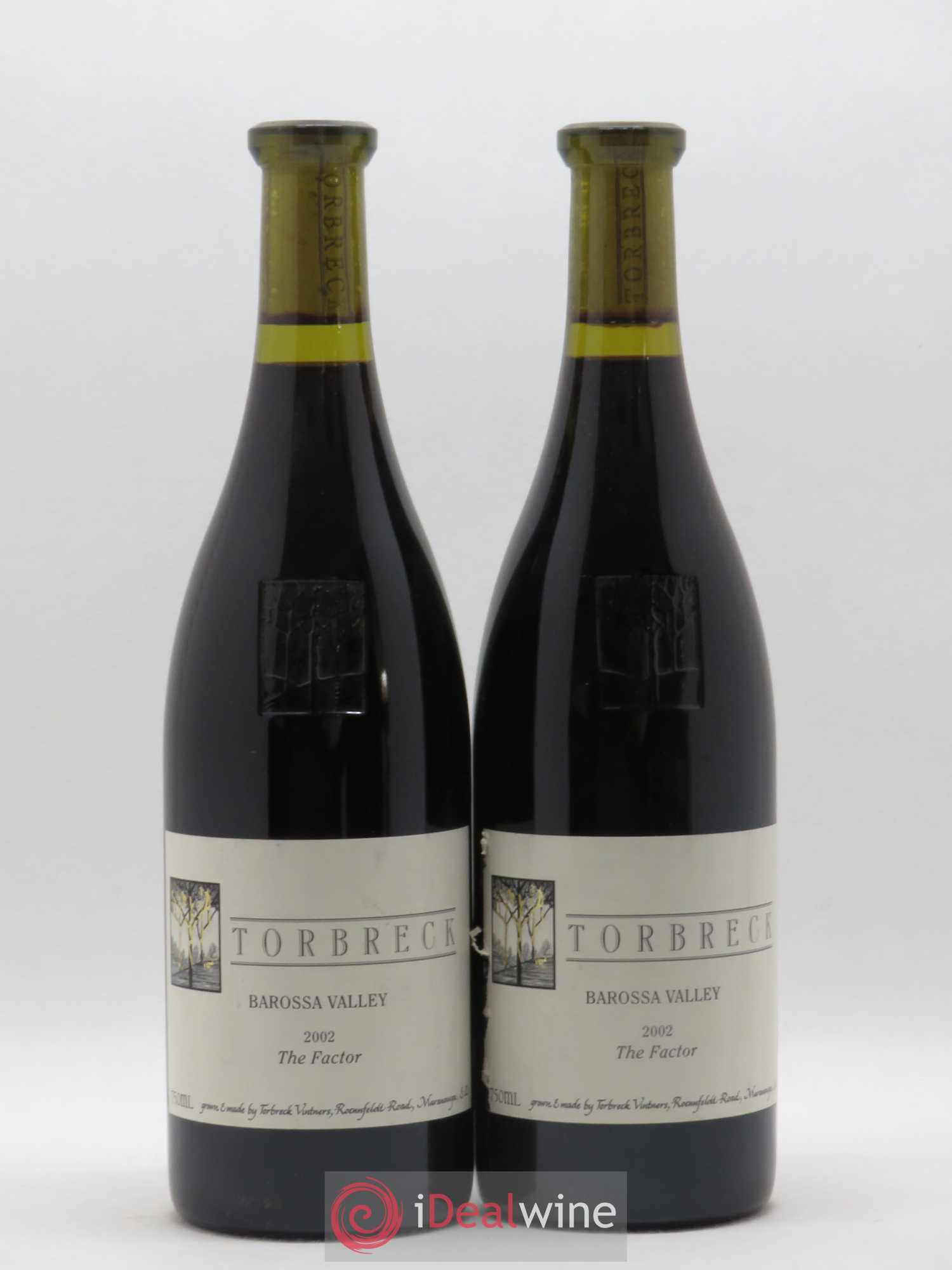 Barossa Valley Torbreck The Factor 2002 - Posten von 2 Flaschen - 0