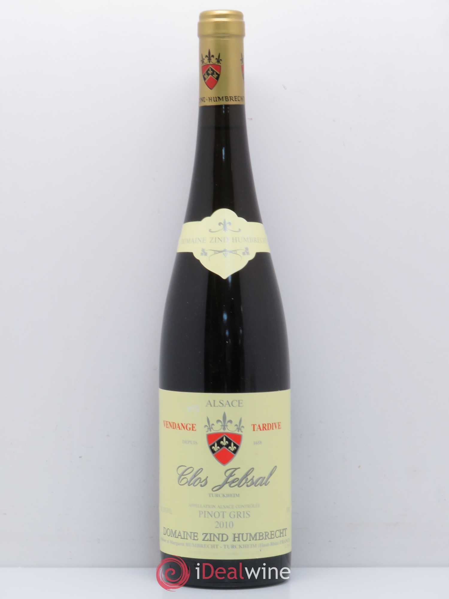 Alsace Pinot Gris Clos Jebsal Vendanges Tardives Zind-Humbrecht (Domaine) 2010 - Lotto di 1 bottiglia - 0