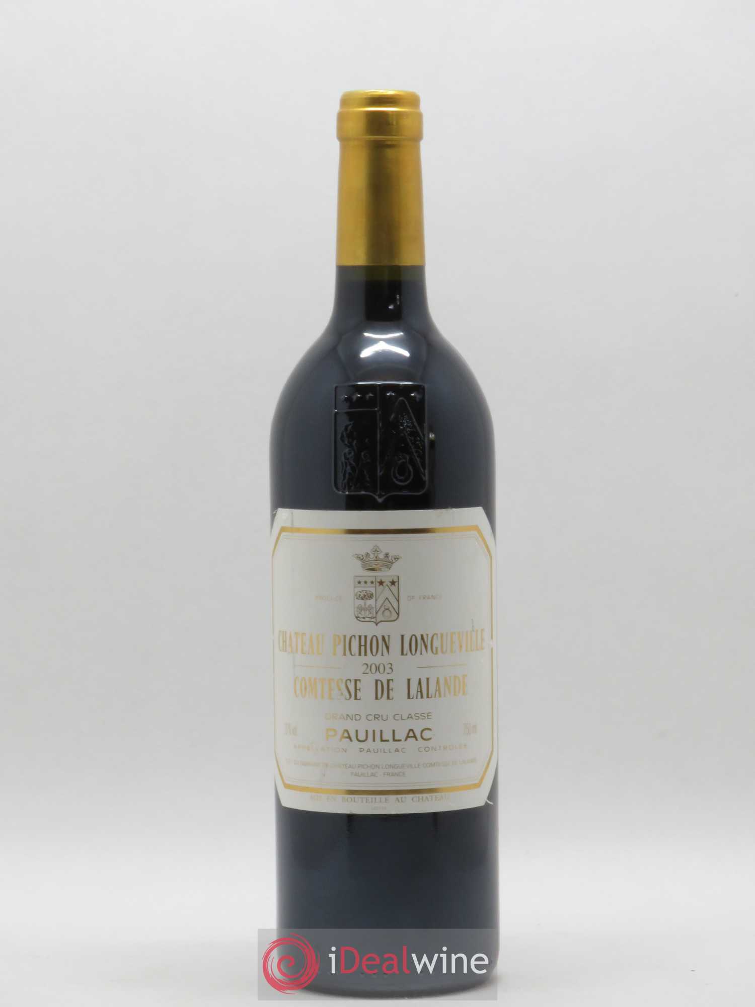 Château Pichon Longueville Comtesse de Lalande 2ème Grand Cru Classé 2003 - Lot de 1 bouteille - 0