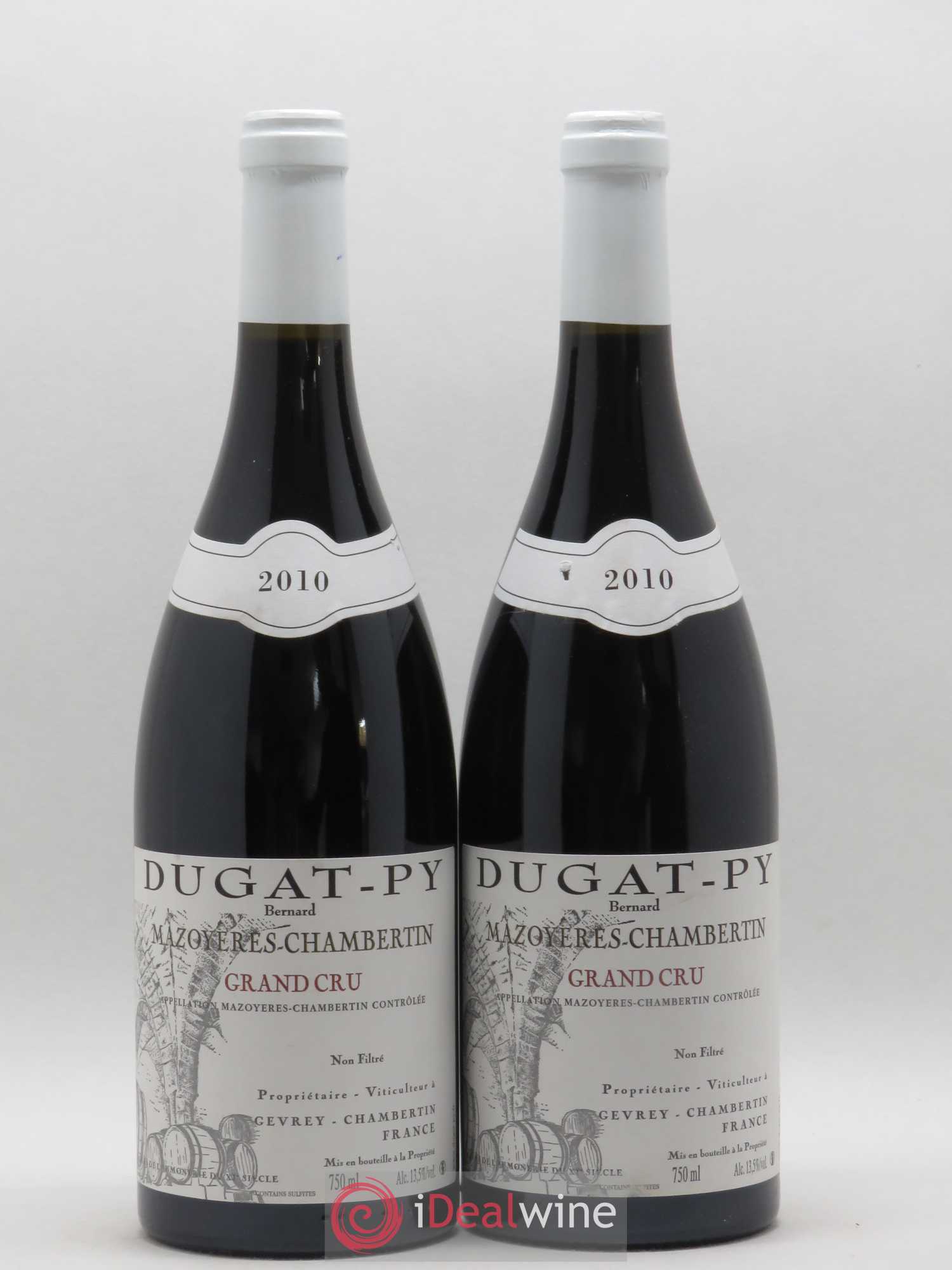 Mazoyères-Chambertin Grand Cru Dugat-Py 2010 - Lot de 2 bouteilles - 0