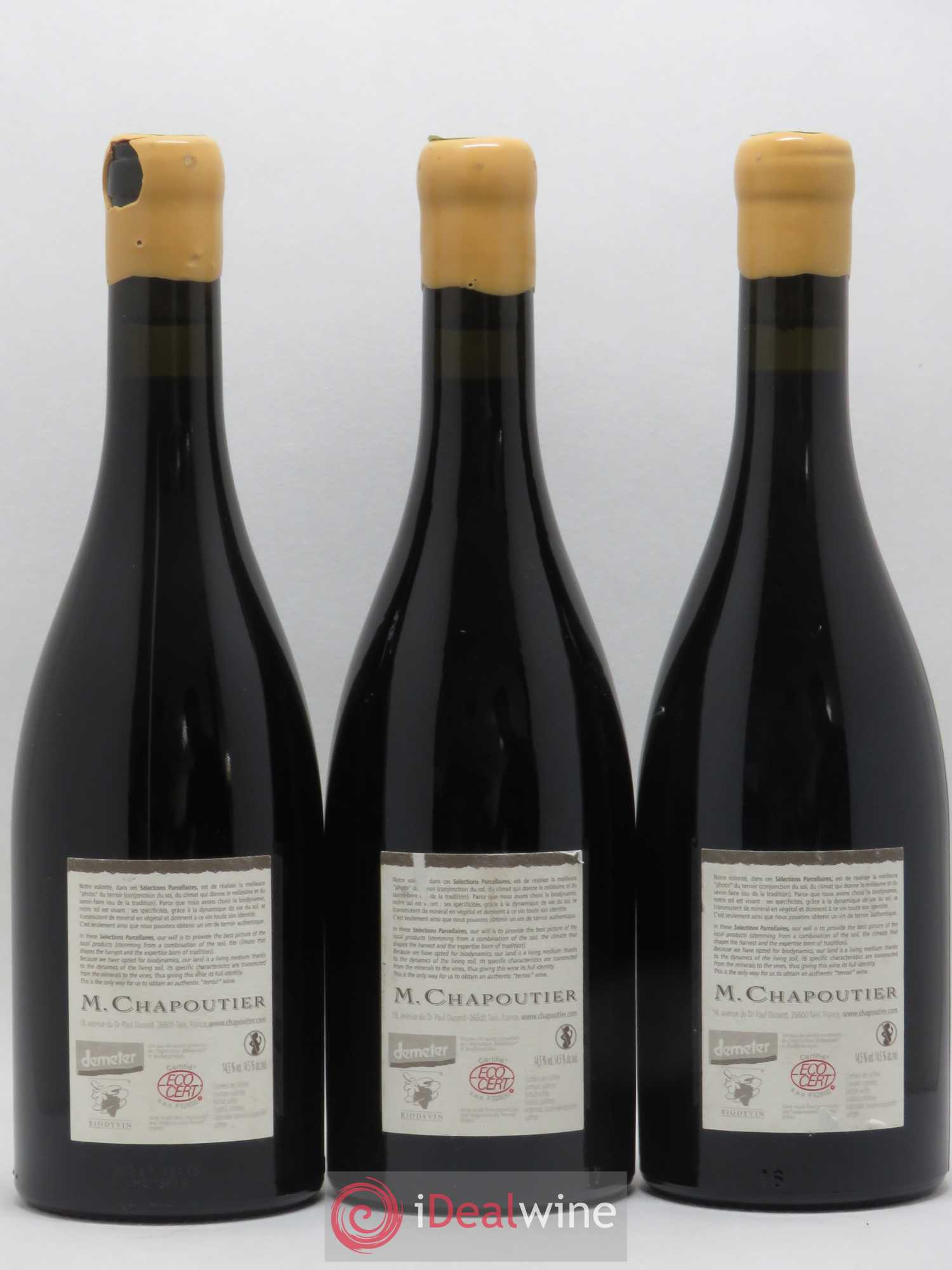 Hermitage Ermitage Le Pavillon Chapoutier 2006 - Lot de 3 bouteilles - 1