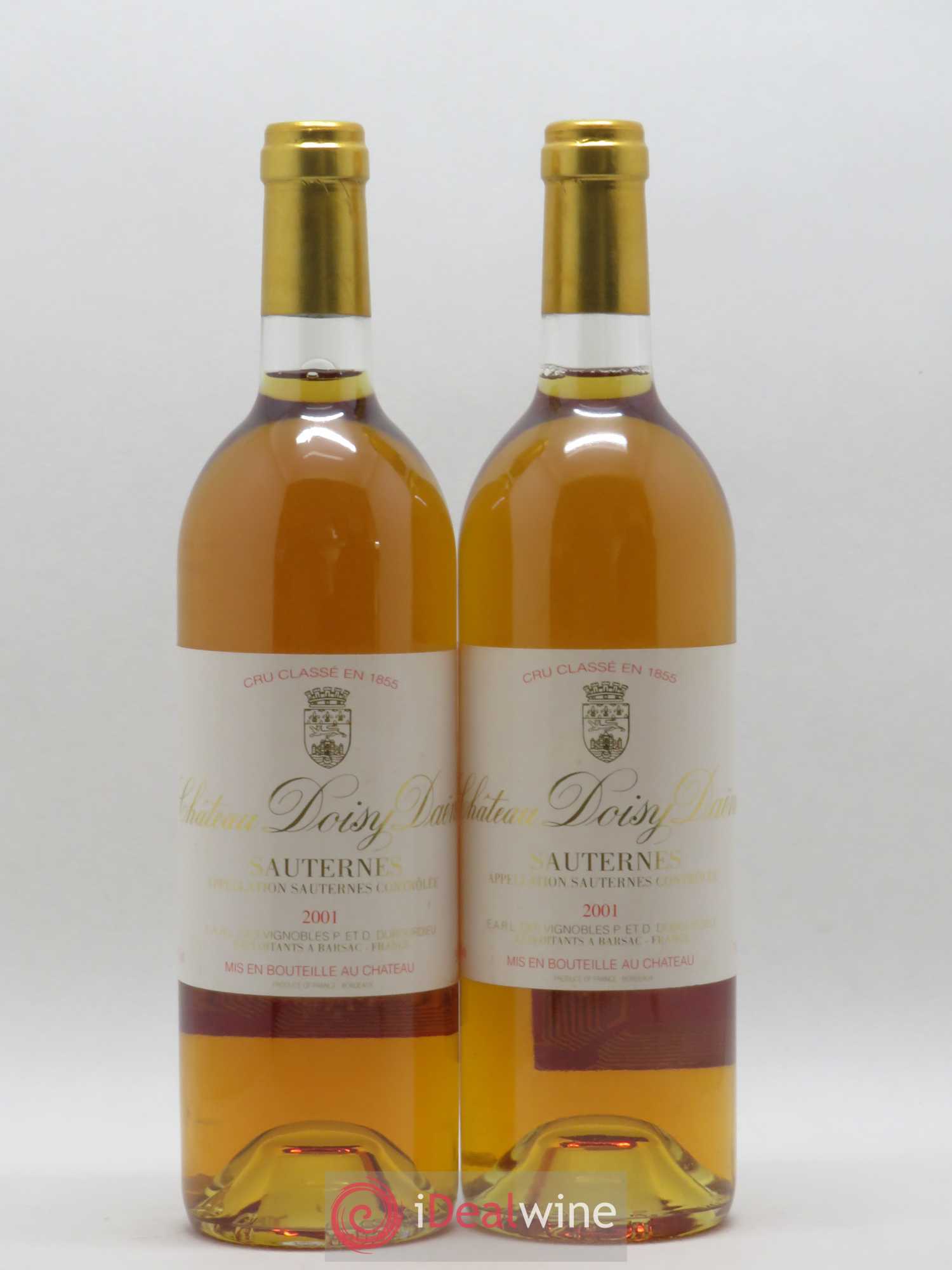 Château Doisy Daëne 2ème Grand Cru Classé 2001 - Lotto di 2 bottiglie - 0