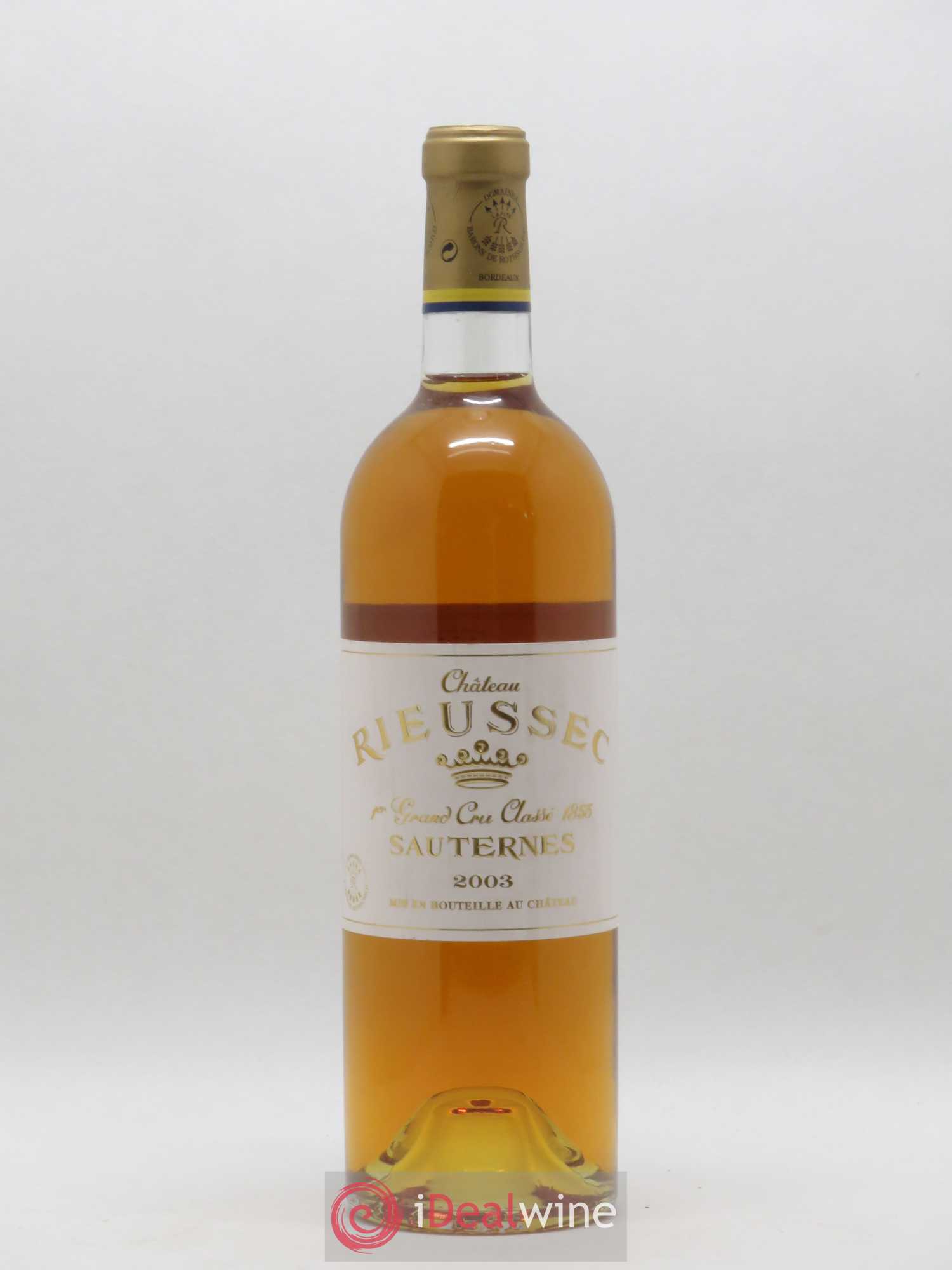 Château Rieussec 1er Grand Cru Classé 2003 - Posten von 1 Flasche - 0
