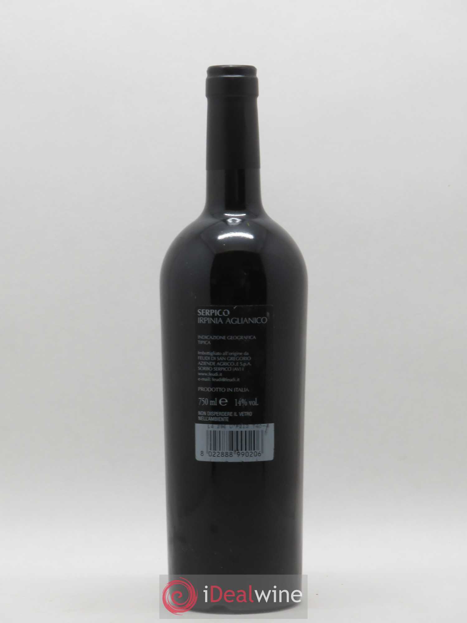 Italie IGT Feudi Serpico Irpinia Aglianico Di San Gregorio 2001 - Posten von 1 Flasche - 1
