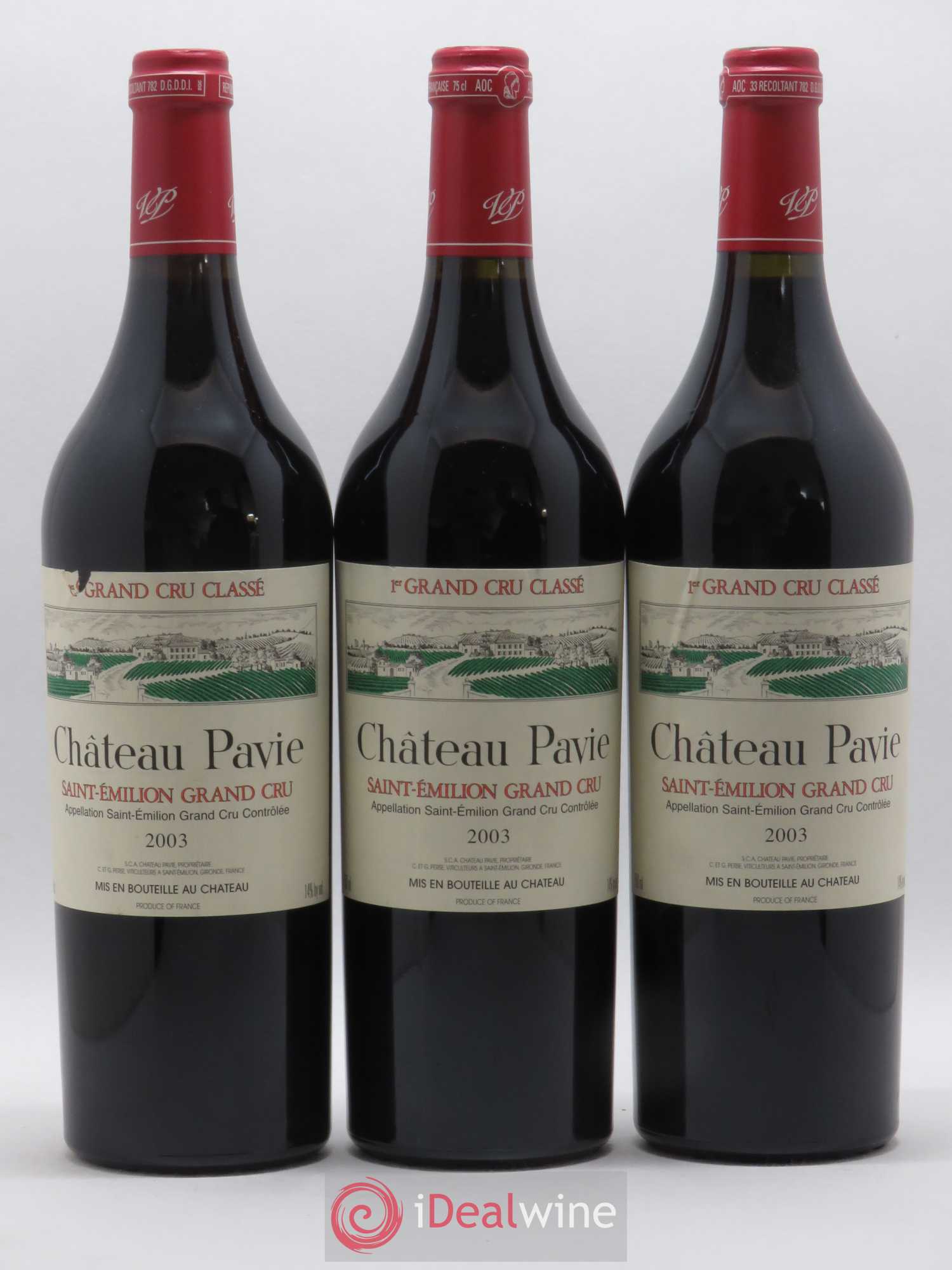 Château Pavie 1er Grand Cru Classé A 2003 - Lot de 6 bouteilles - 2