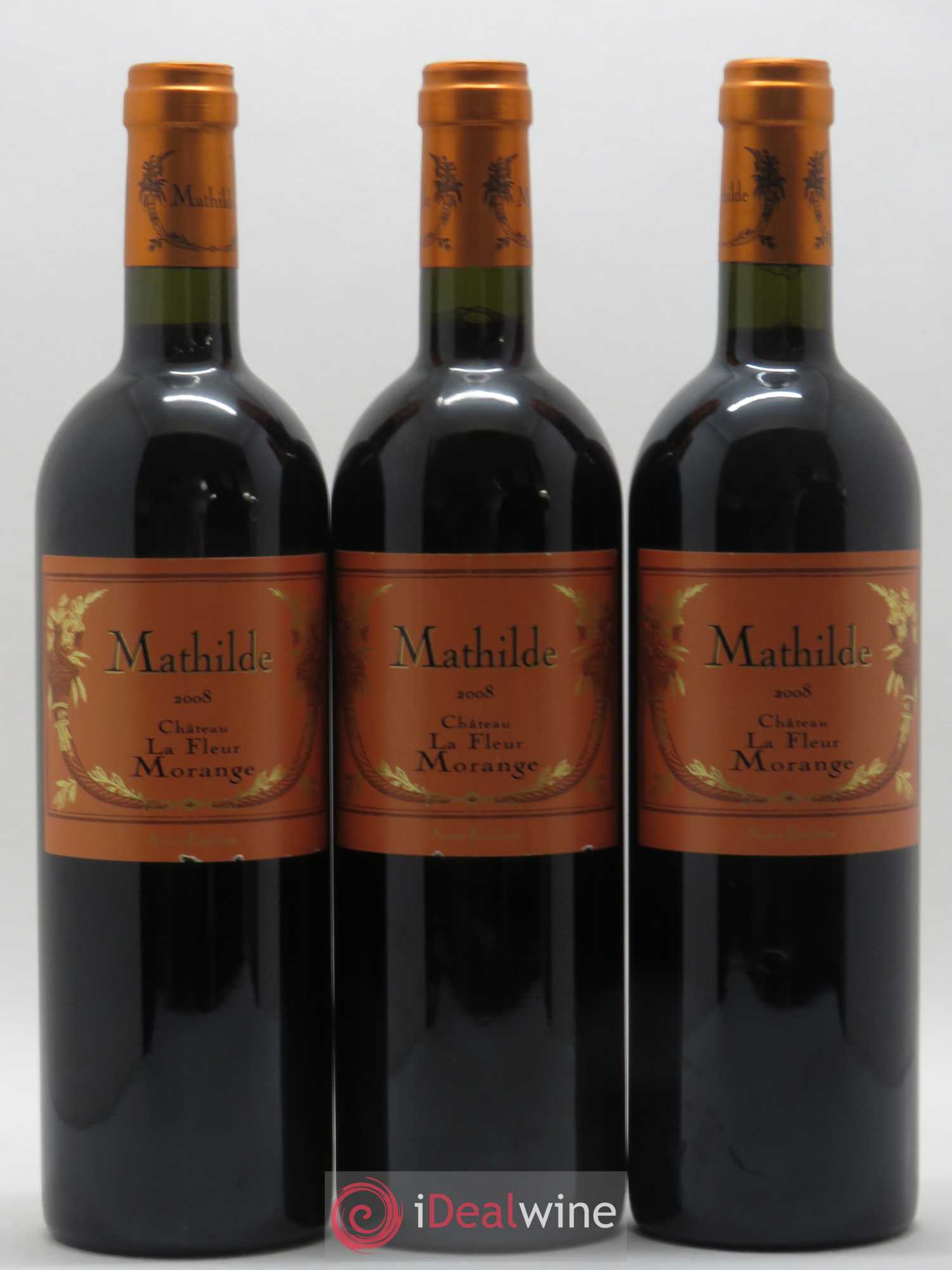 Château Fleur Morange Grand Cru Classé Cuvée Mathilde 2008 - Lot de 3 bouteilles - 0