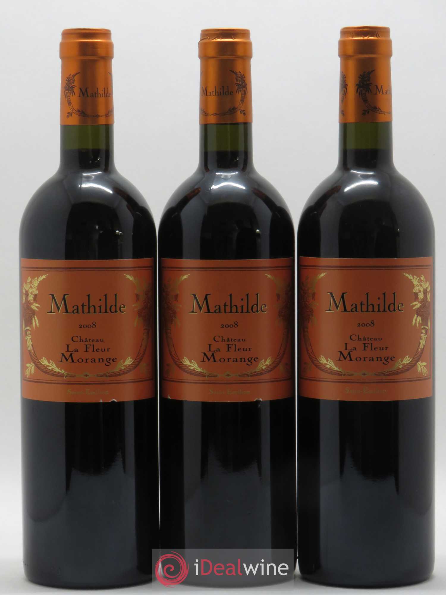 Château Fleur Morange Grand Cru Classé Cuvée Mathilde 2008 - Lot de 3 bouteilles - 0
