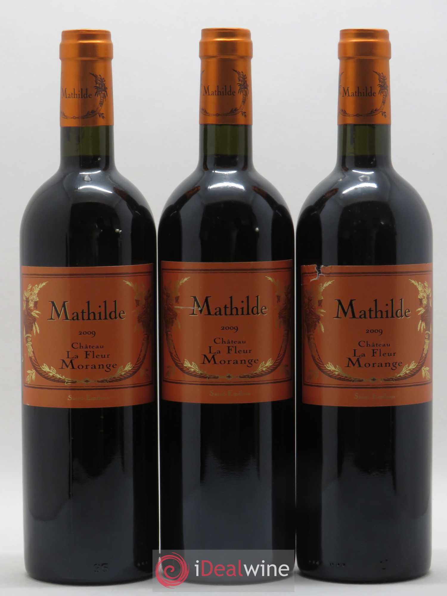 Château Fleur Morange Grand Cru Classé Cuvée Mathilde 2009 - Lot de 3 bouteilles - 0