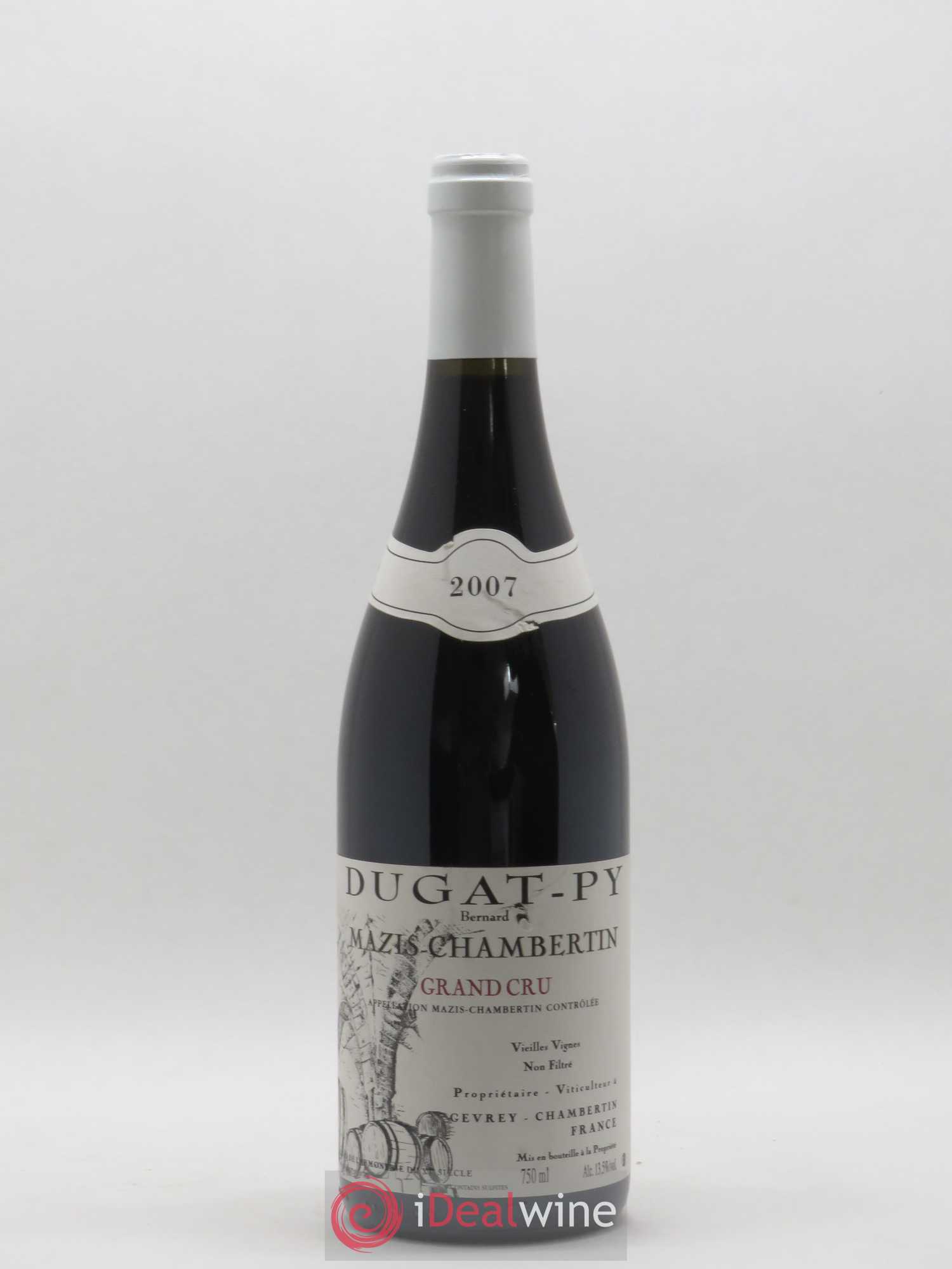 Mazis-Chambertin Grand Cru Vieilles Vignes Dugat-Py 2007 - Lot de 1 bouteille - 0