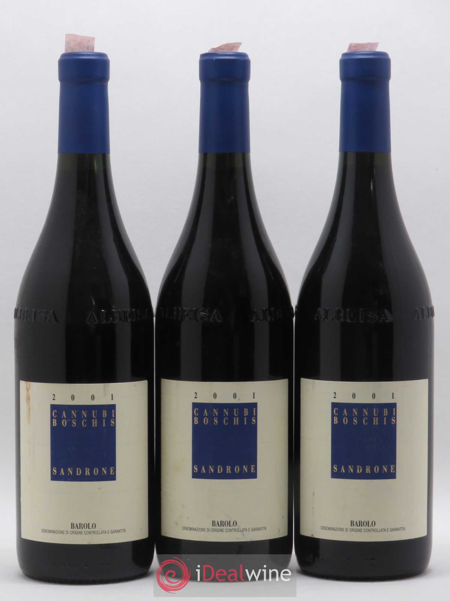 Barolo DOCG Aleste (anciennement Cannubi Boschis) Luciano Sandrone 2001 - Lot de 3 bouteilles - 0