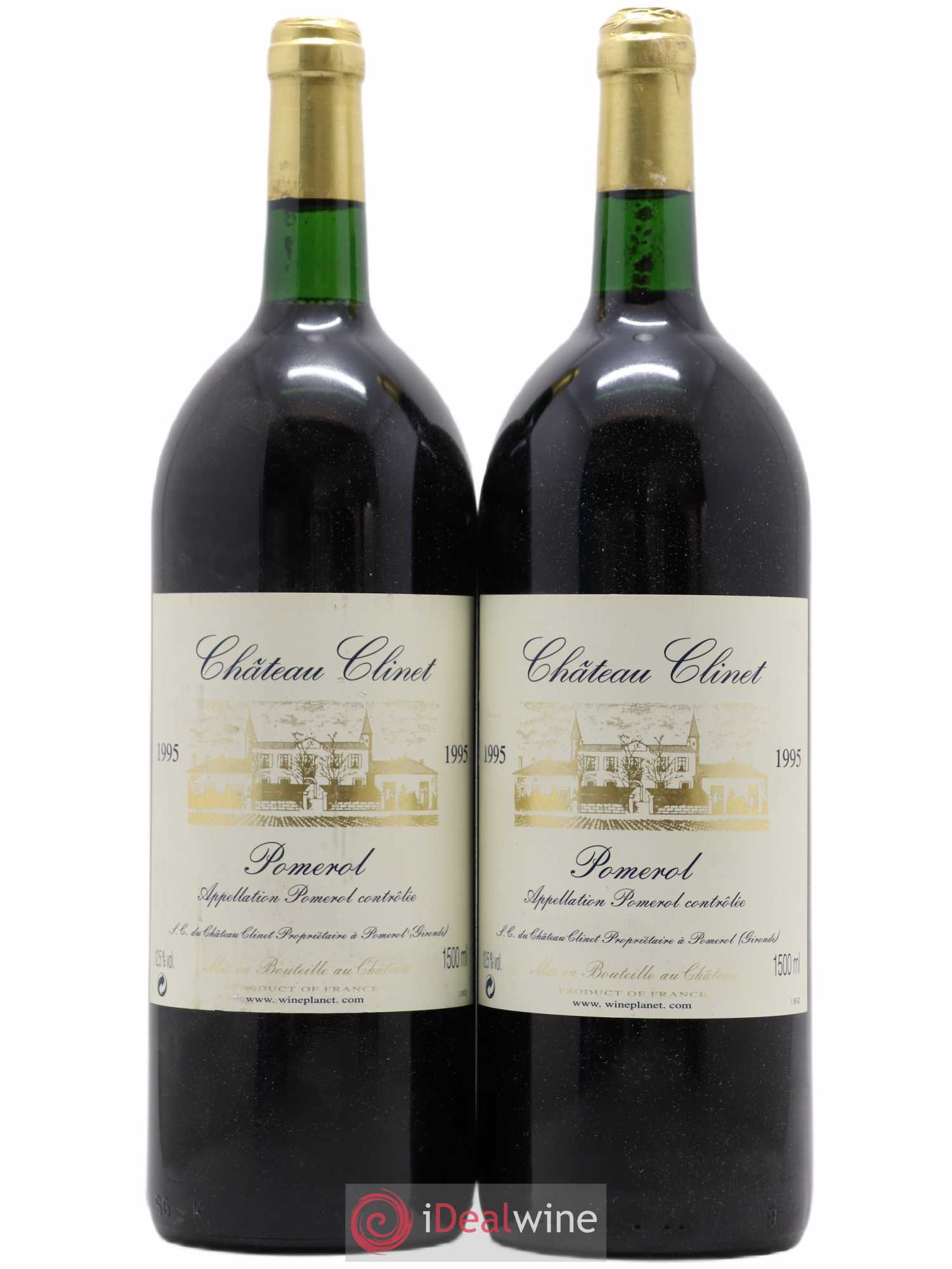 Château Clinet 1995 - Lot de 2 magnums - 0