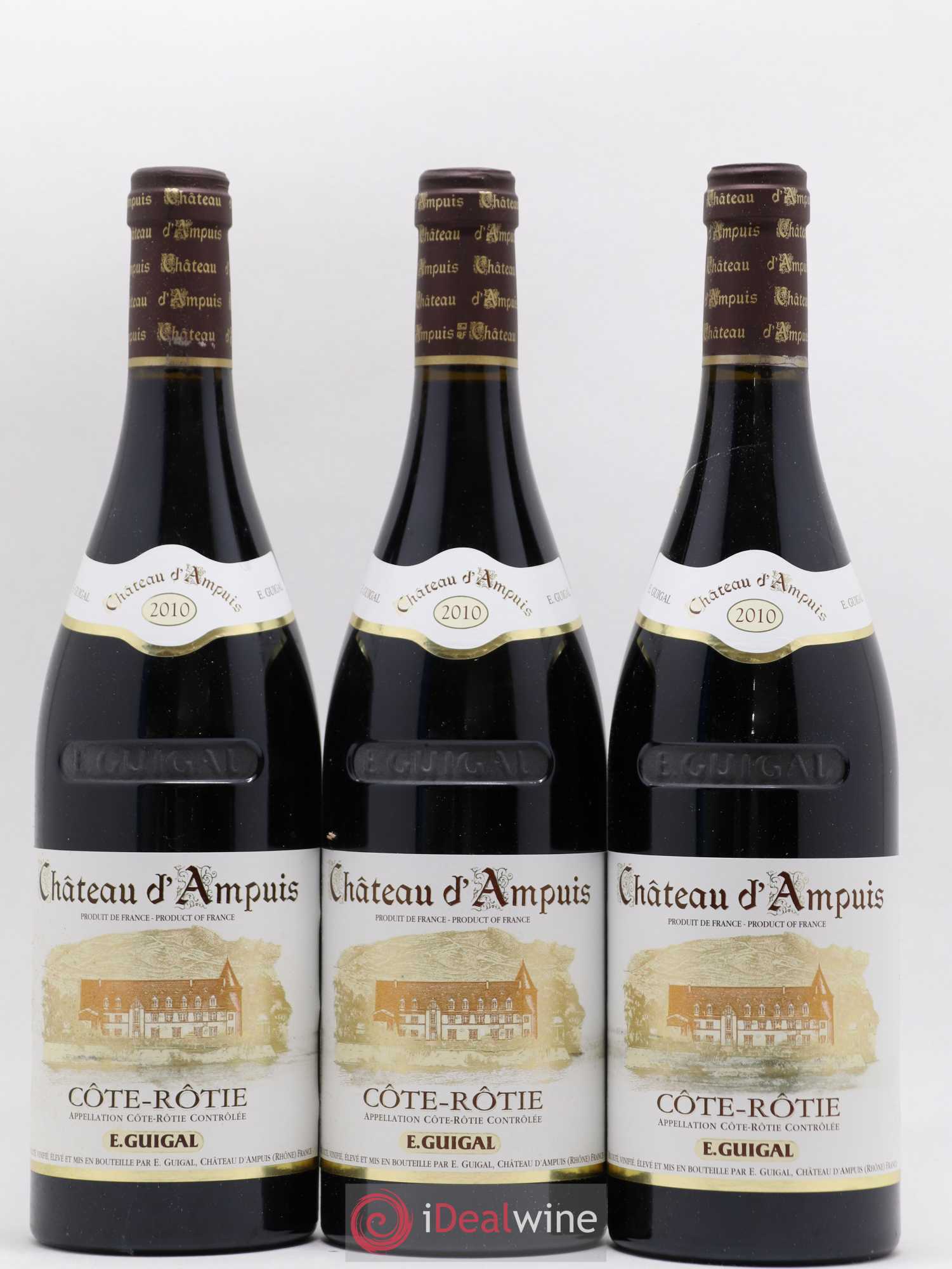 Côte-Rôtie Château d'Ampuis Guigal 2010 - Lot de 12 bouteilles - 1