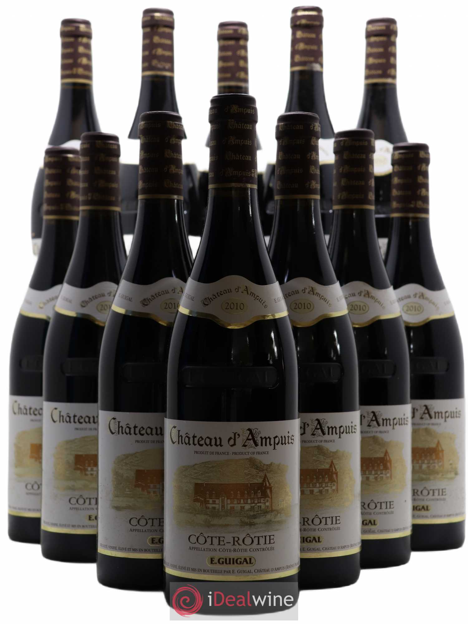 Côte-Rôtie Château d'Ampuis Guigal 2010 - Lot de 12 bouteilles - 0