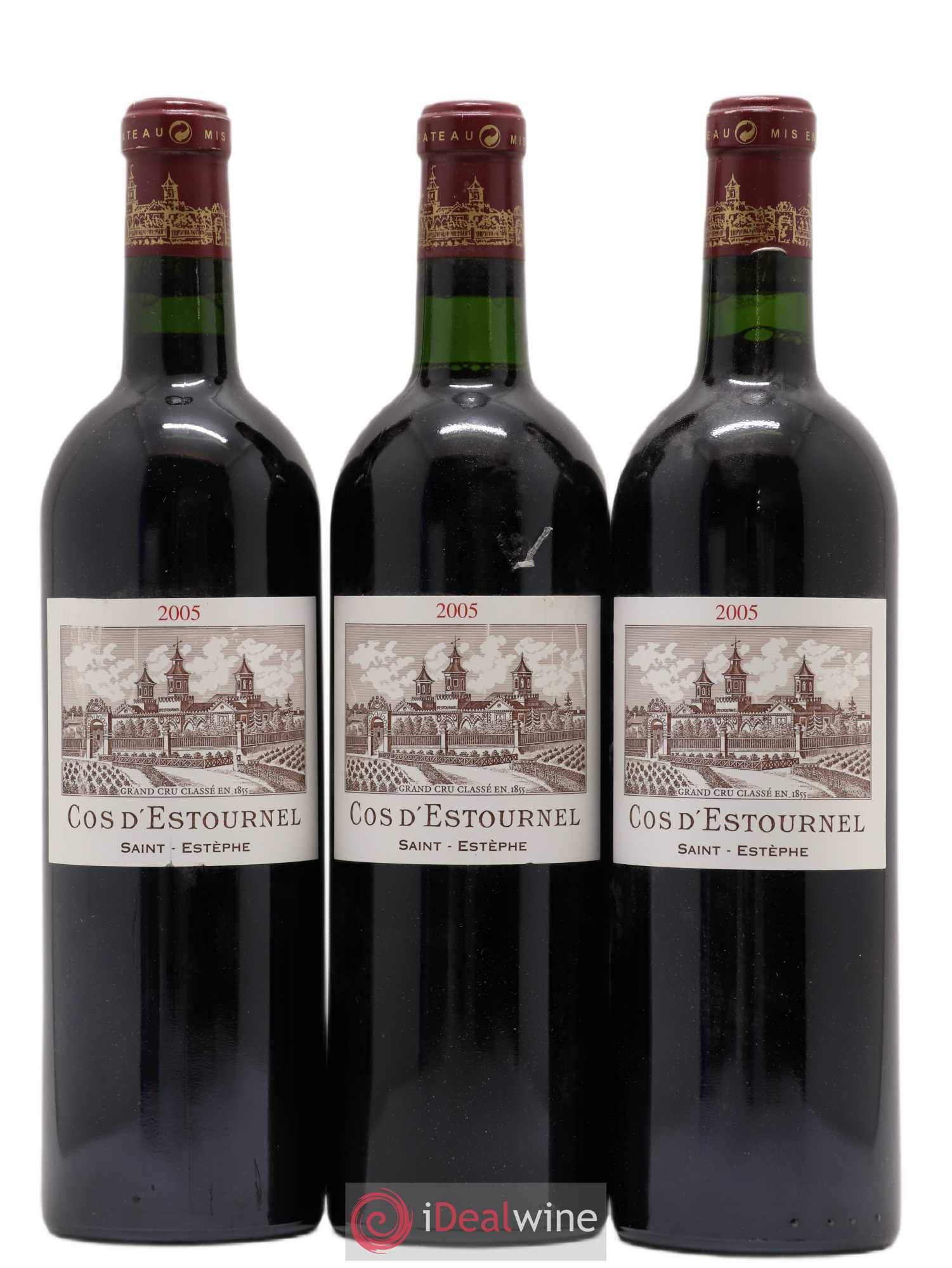 Cos d'Estournel 2ème Grand Cru Classé 2005 - Lot de 3 bouteilles - 0